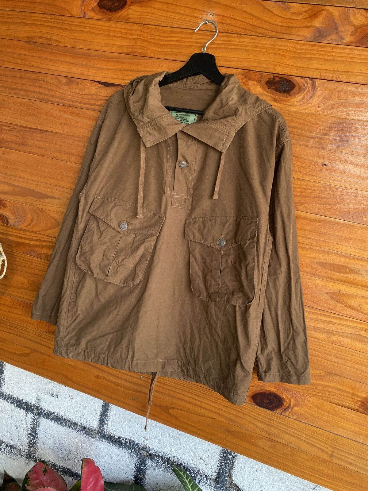 Japanese Brand Back Number Re-Vintage Hooded Military Brown Casual Archive Size US M / EU 48-50 / 2 - 4 Thumbnail