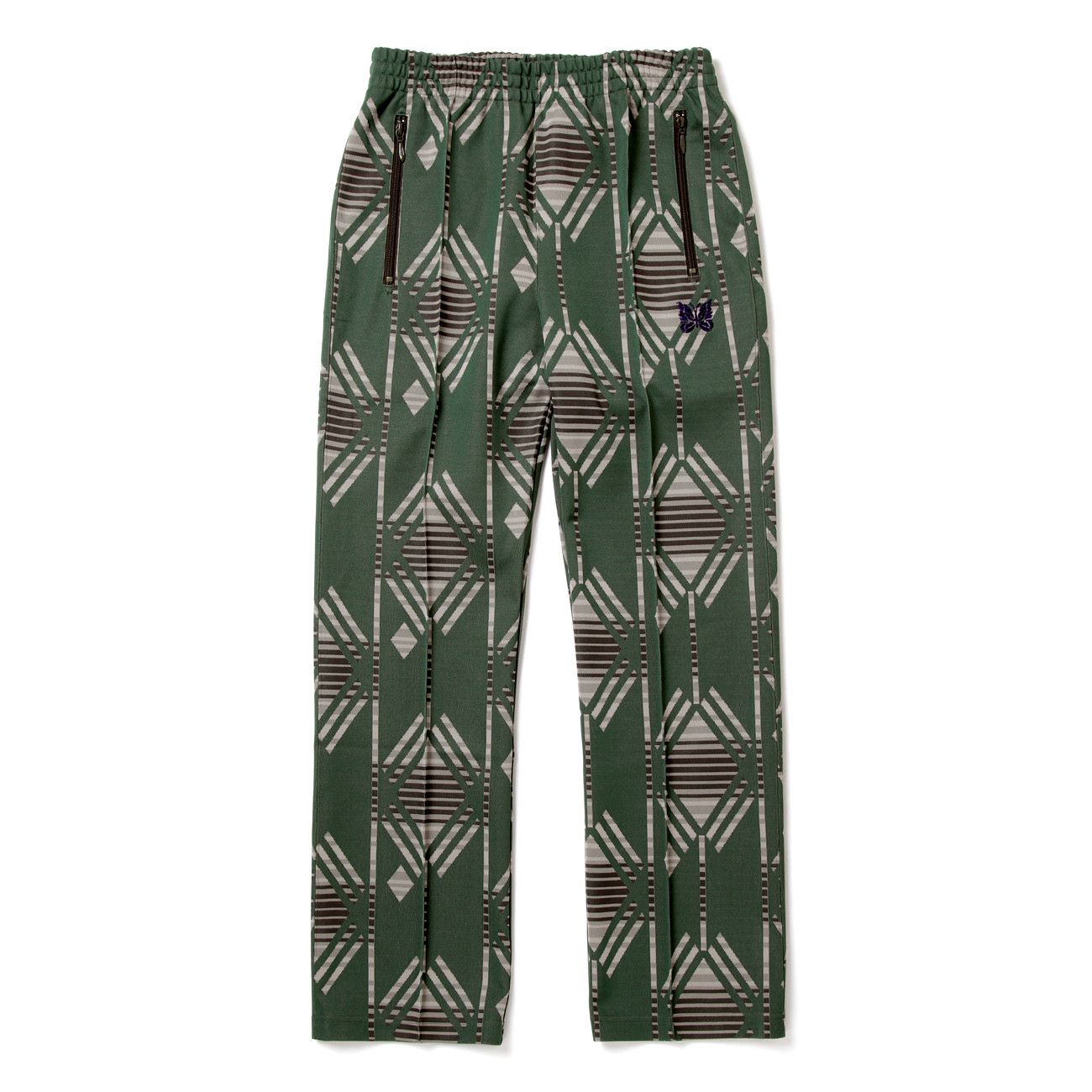 Needles NEEDLES Track Pant - Poly Jq. - Native Green S | Grailed