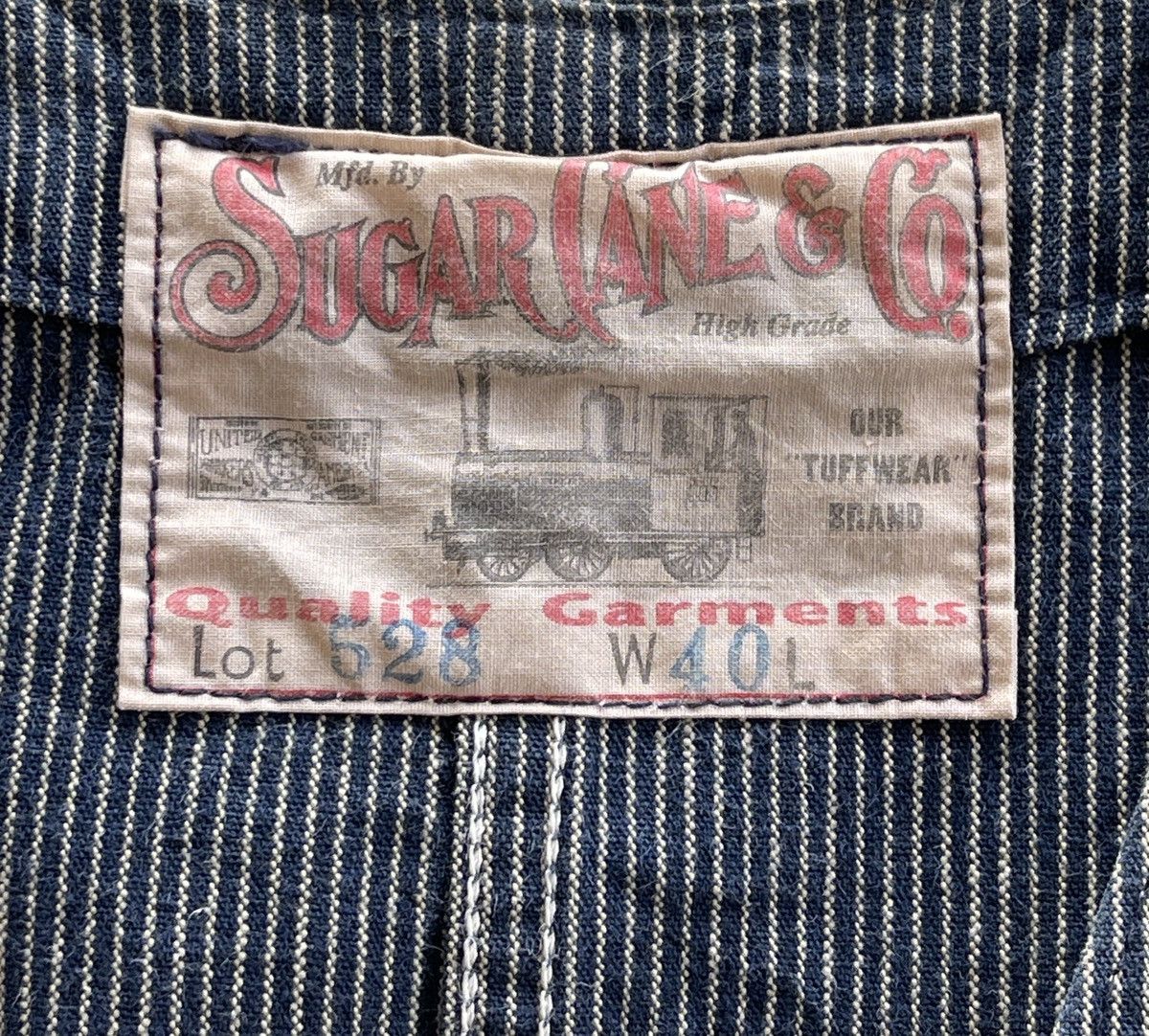 Sugar Cane Sugar Cane SC13528 Toyo Enterprise Narrow Stripe Vest Size US M / EU 48-50 / 2 - 4 Thumbnail