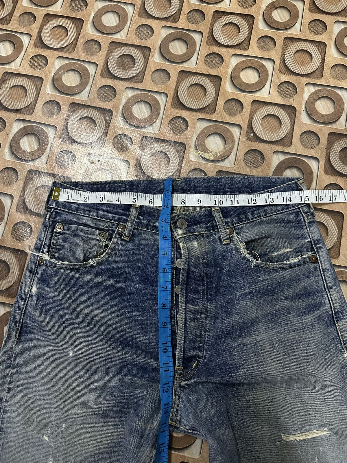 Levi's W30 L31 🔥90’s Vintage LEVI’S 503B Jeans Selvedge Distressed Size US 30 / EU 46 - 17 Thumbnail