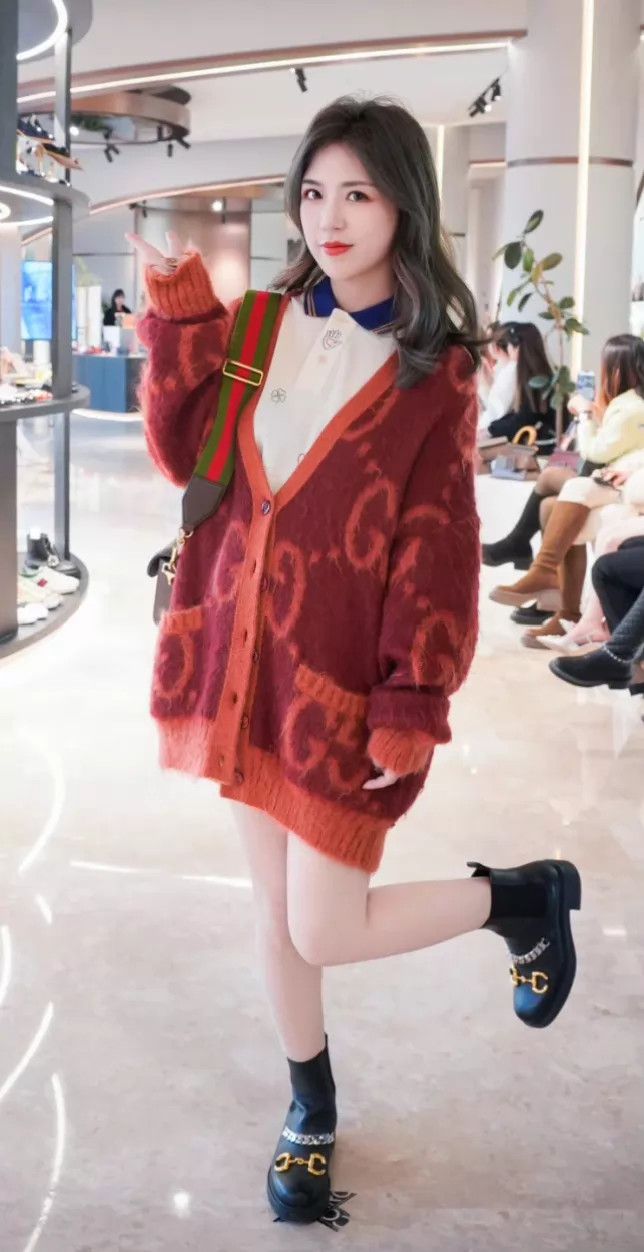 Gucci Gucci double-faced full logo mohair cardigan XS 95 new Size XS / US 0-2 / IT 36-38 - 9 Thumbnail