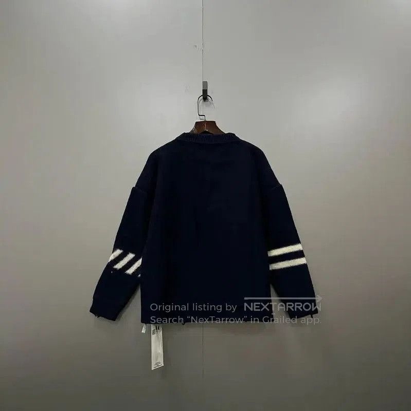 Off-White Off-White Women's Navy Wool Logo Pullover Sweater . Size XS / US 0-2 / IT 36-38 - 2 Thumbnail