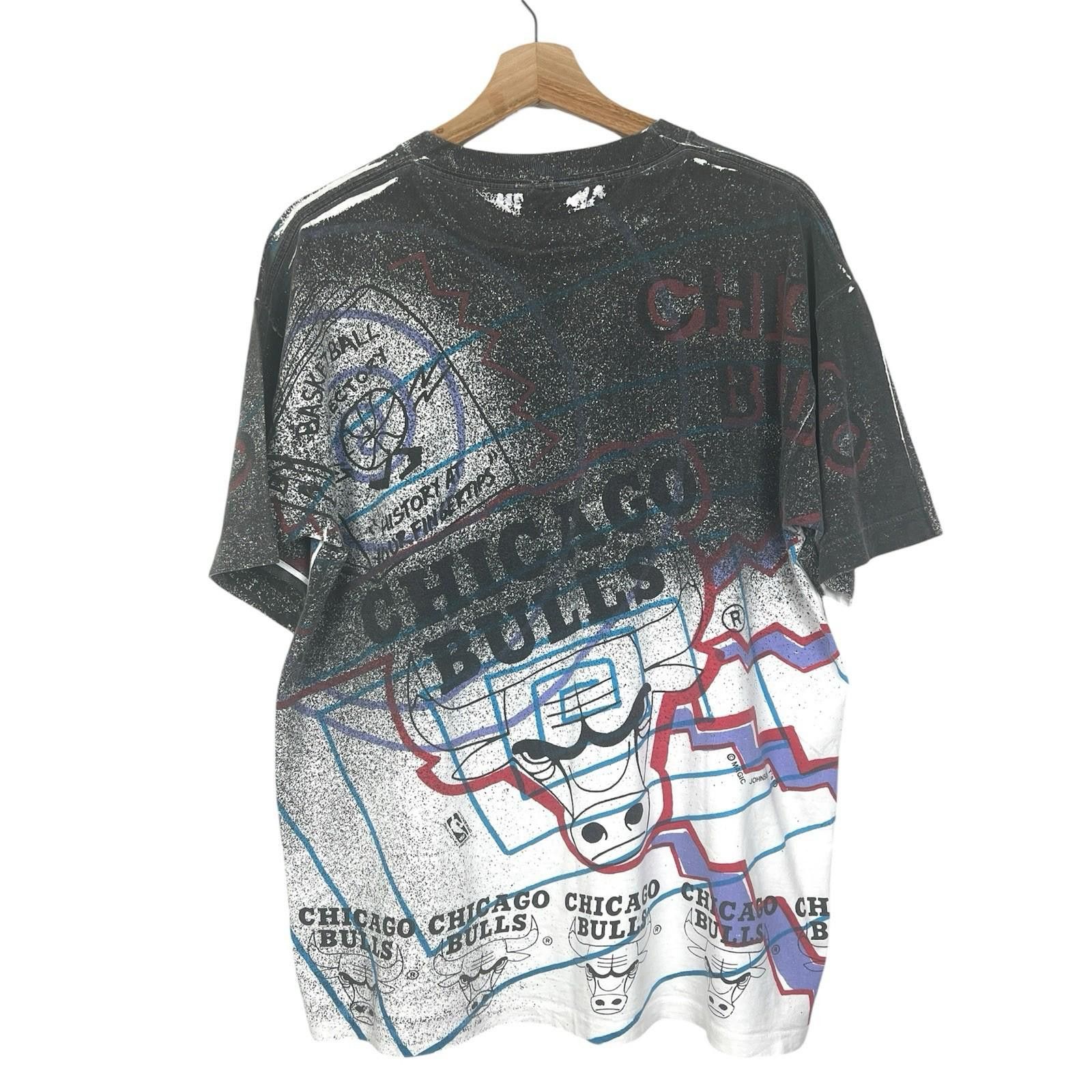 Other Vintage 90s Chicago Bulls NBA Basketball AOP T Shirt Large Size US L / EU 52-54 / 3 - 4 Thumbnail