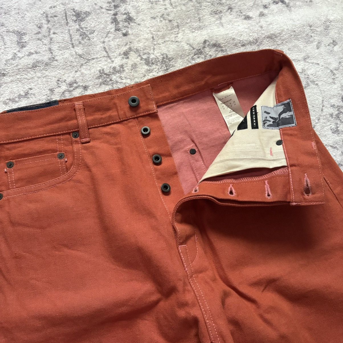 Rick Owens DRKSDHW Made in Japan Geth Cut Jeans Size 32