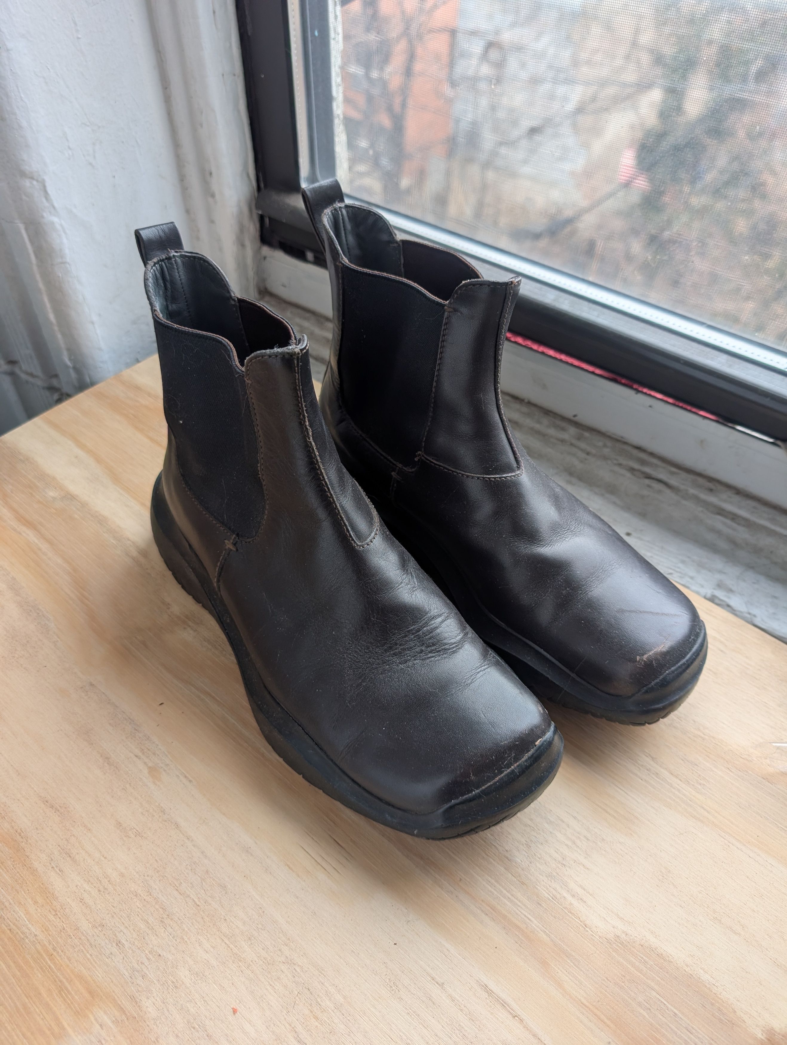 Prada Prada Linea Rossa Dark Brown Leather Boots FW 1999 Size US 8 / EU 41 - 1 Thumbnail