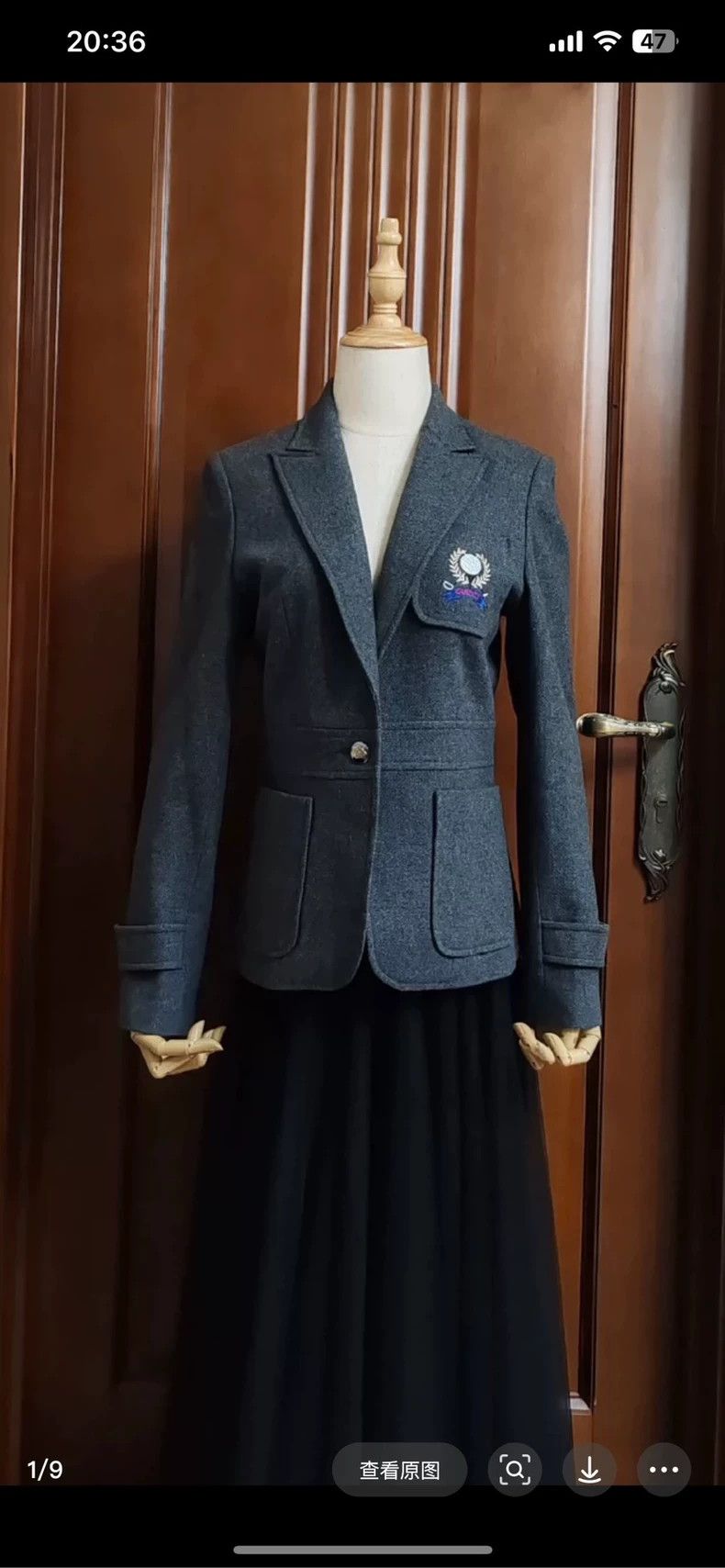 Gucci Gucci Wool embroidered logo suit 2504-Nextarrow Size M / US 6-8 / IT 42-44 - 7 Thumbnail