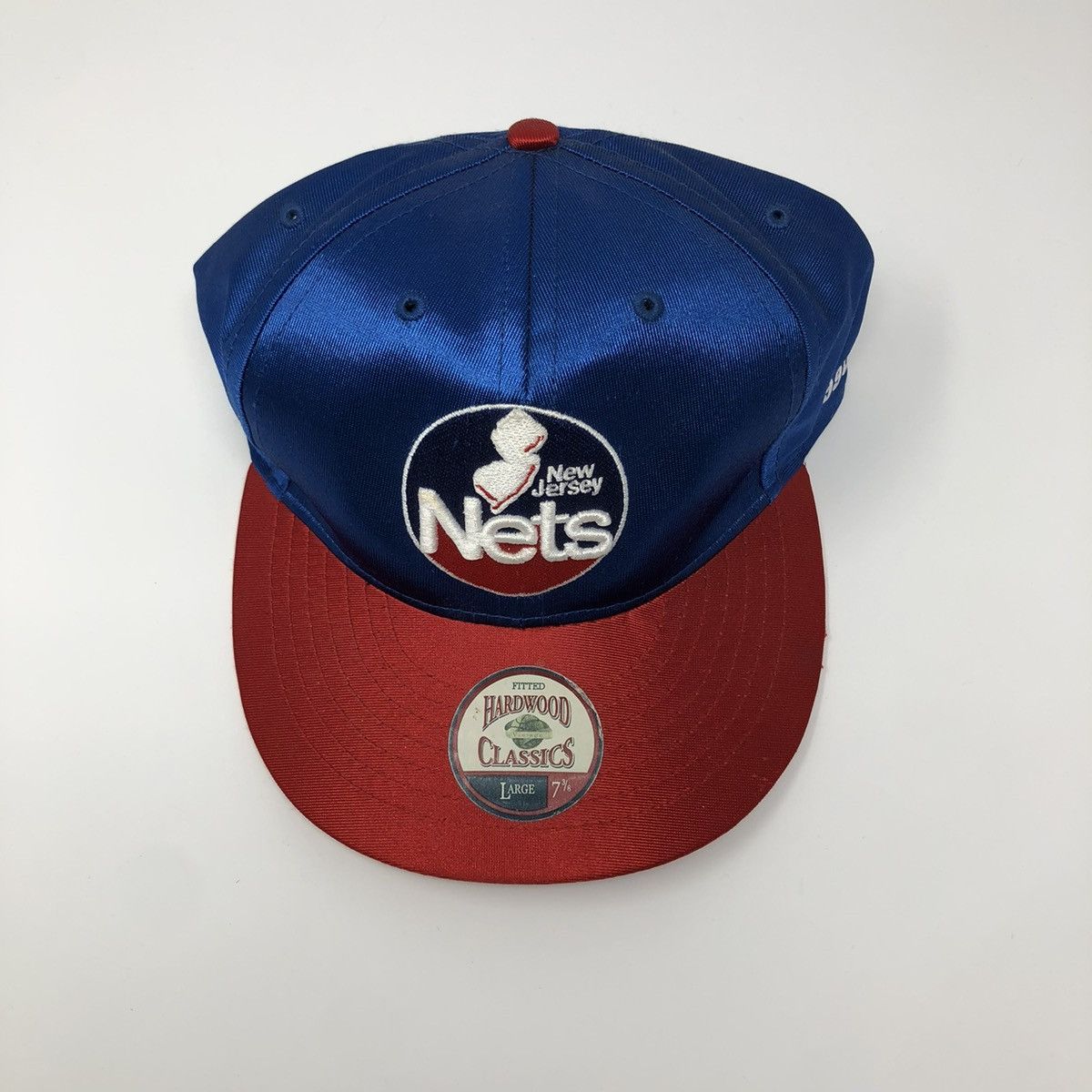 NBA Hardwood Classics New Jersey Nets Fitted Hat 7 3/8 Size ONE SIZE - 3 Thumbnail