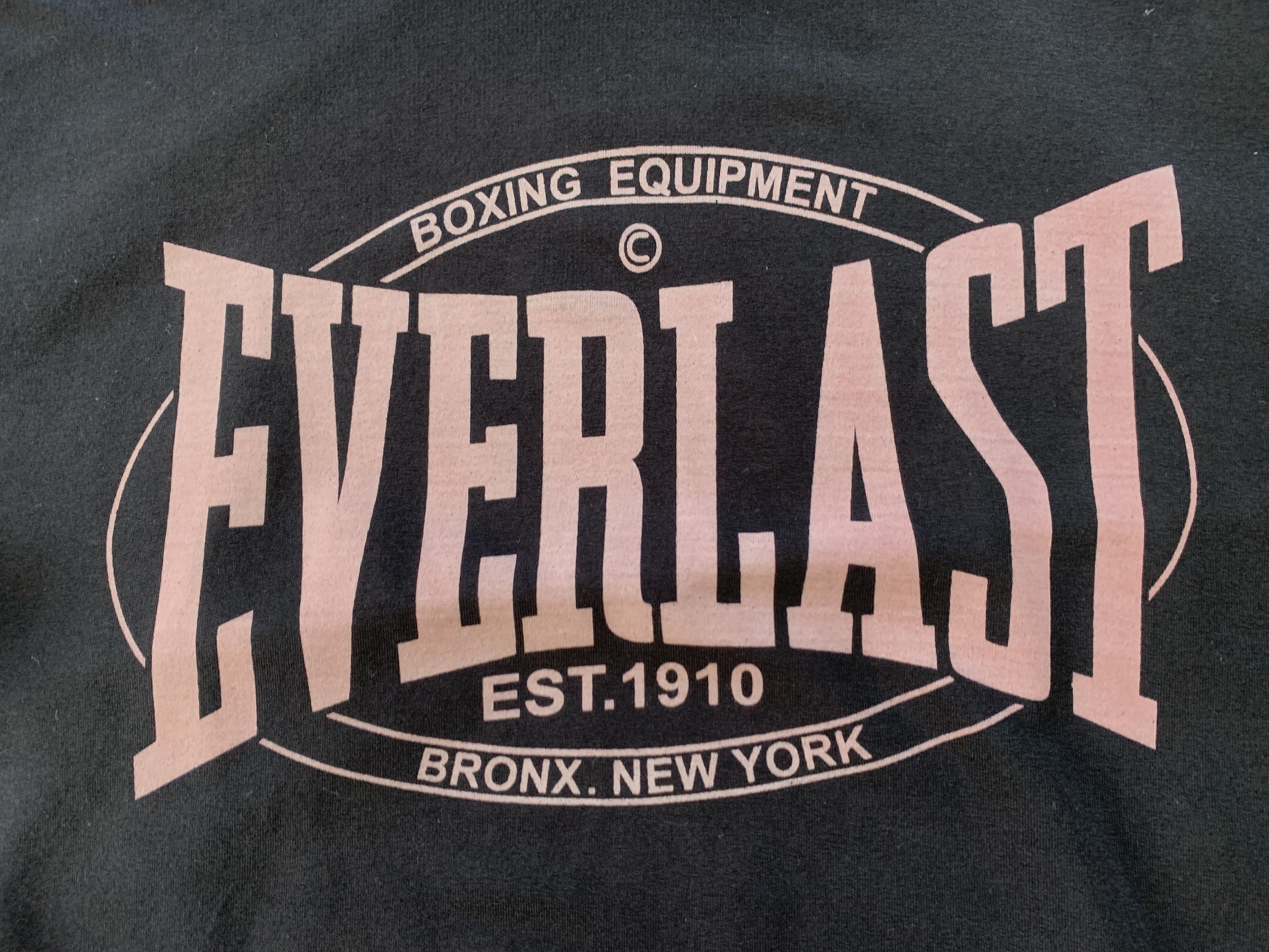 Everlast Everlast Black Cotton Printed T Shirt Size US XXL / EU 58 / 5 - 5 Thumbnail