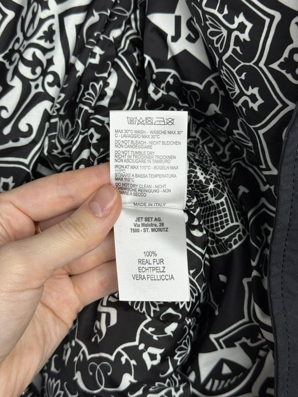 JET SET JET SET black belted cotton nylon ski womens jacket size 1 Size S / US 4 / IT 40 - 15 Thumbnail