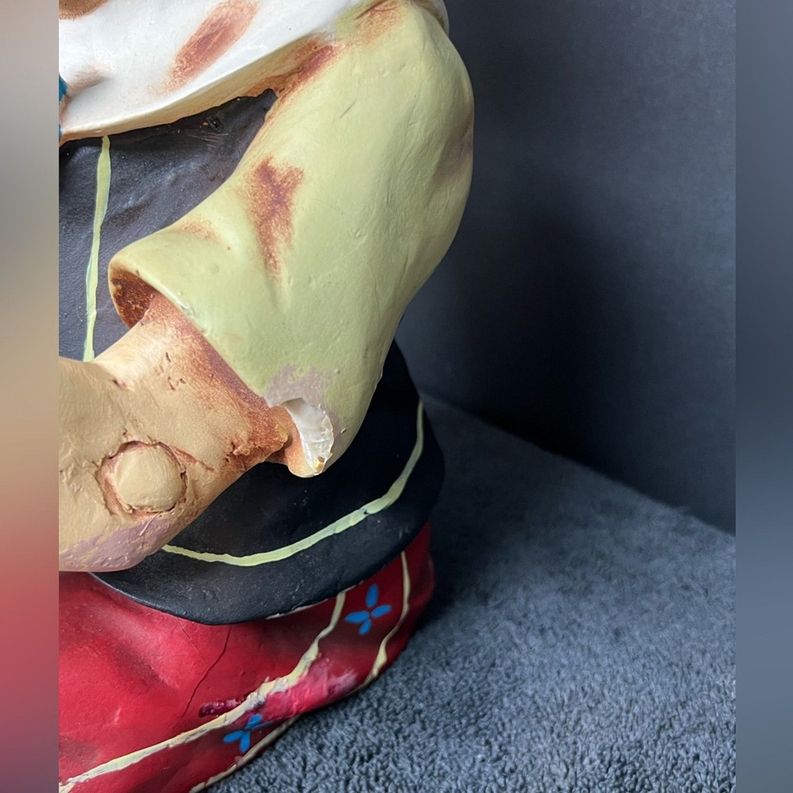 Disney VINTAGE DISNEY PINOCCHIO STATUE LARGE 2FT SCULPTURE CRICKET Size ONE SIZE - 15 Thumbnail