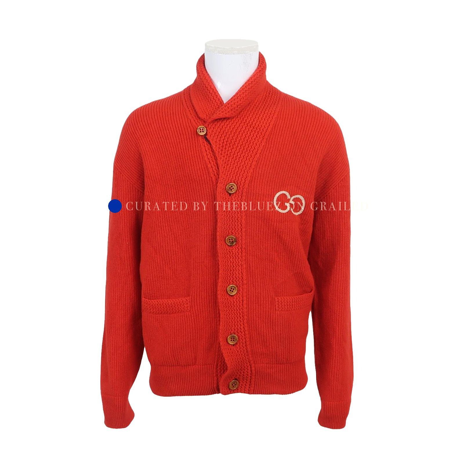 Gucci Cozy Red Wool Cardigan in Size XL Size US XL / EU 56 / 4 - 1 Thumbnail