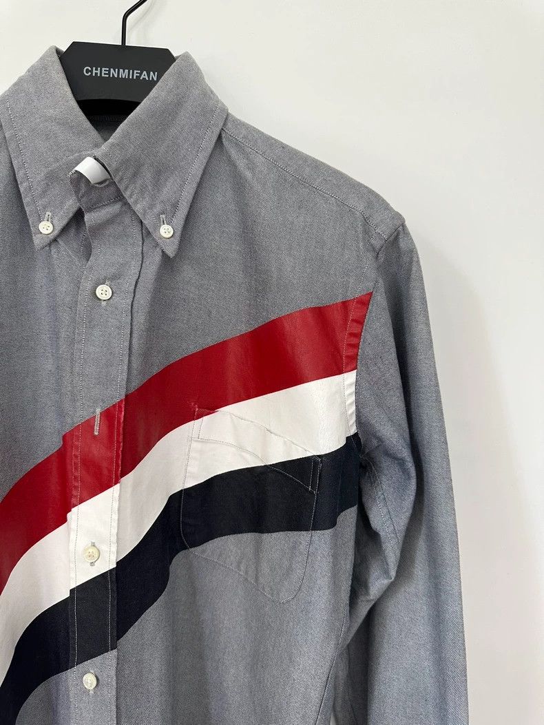 Thom Browne Thom Browne Light grey shirt Size US S / EU 44-46 / 1 - 6 Thumbnail