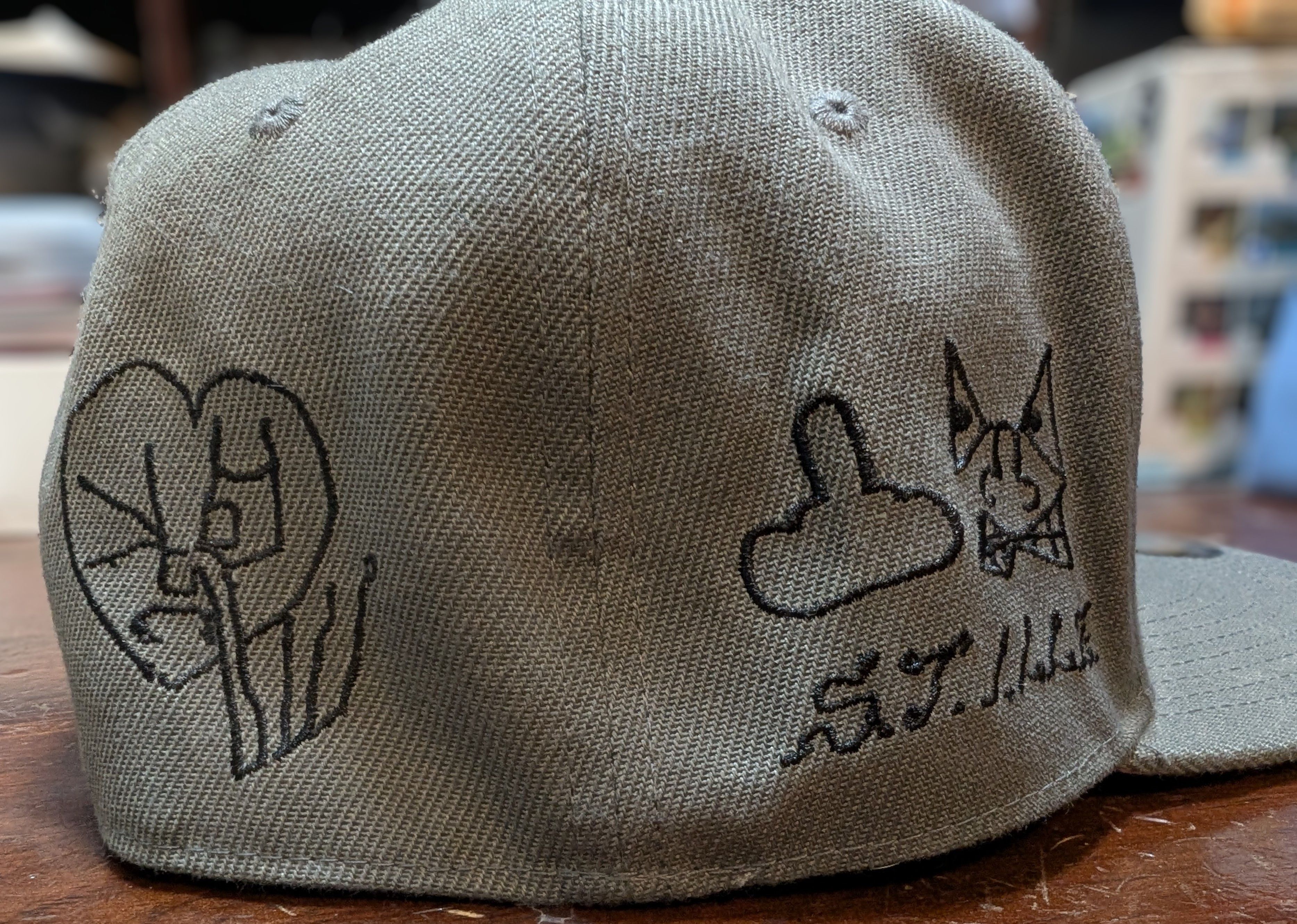 STILLZ Fitted "Staystillz Caps" Gray SIZE 7.5 Size ONE SIZE - 3 Thumbnail