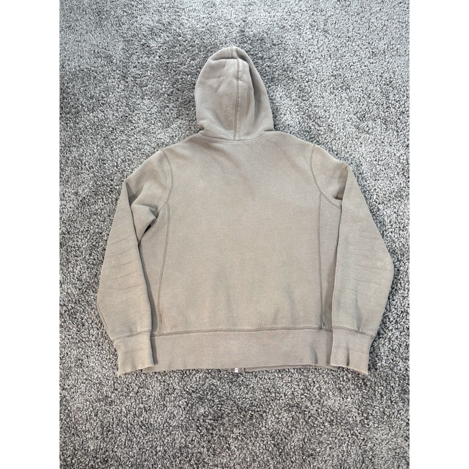 Nike VINTAGE Nike Hoodie Womens Full Zip Brown 90s Street Grunge Y2K Hooded Pockets L Womens Size L / US 10 / IT 46 - 5 Thumbnail
