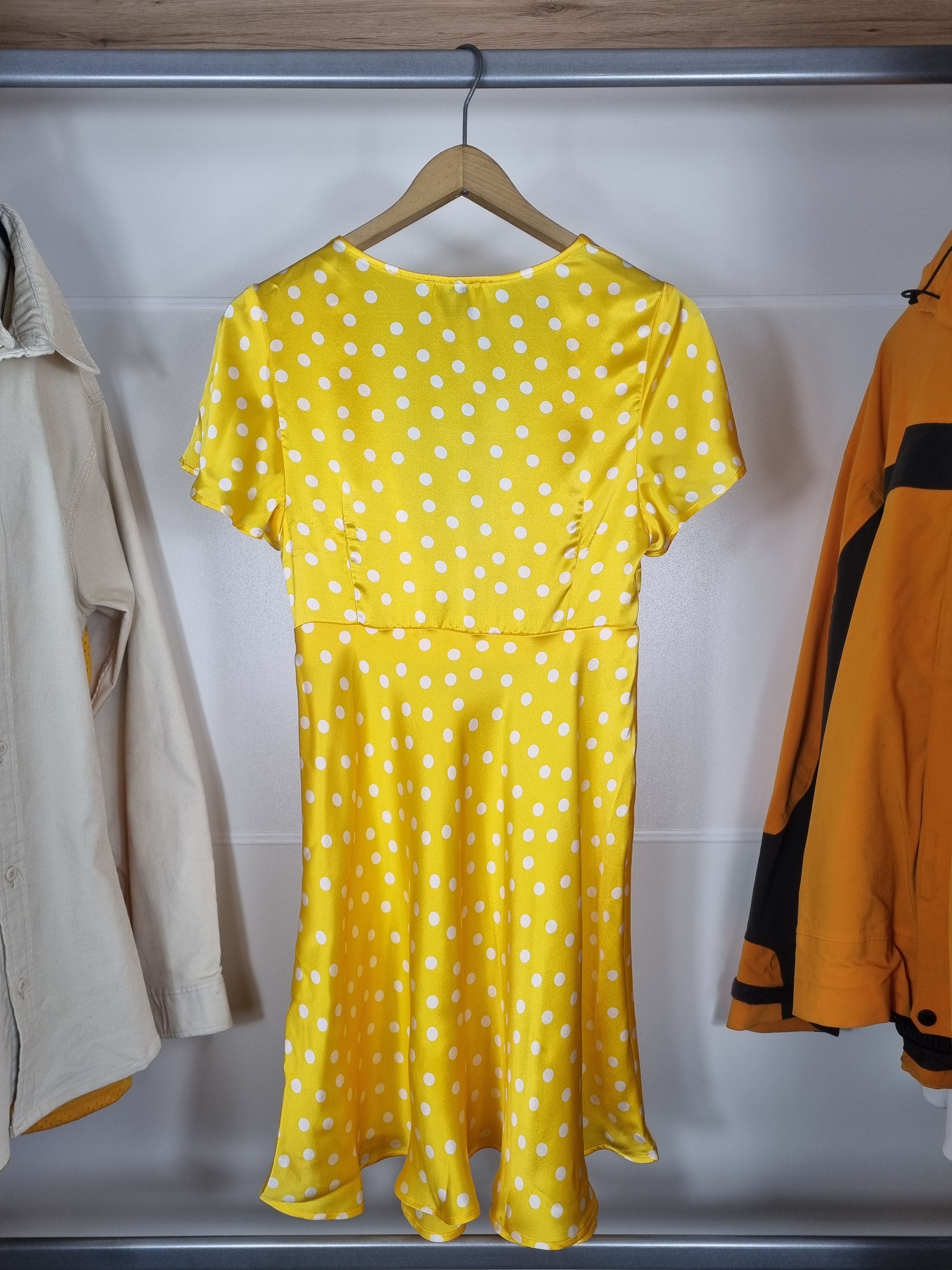 Other Claudie Pierlot Polka-Dot Silk Mini Dress Size XXS / US 00 / IT 34 - 2 Thumbnail