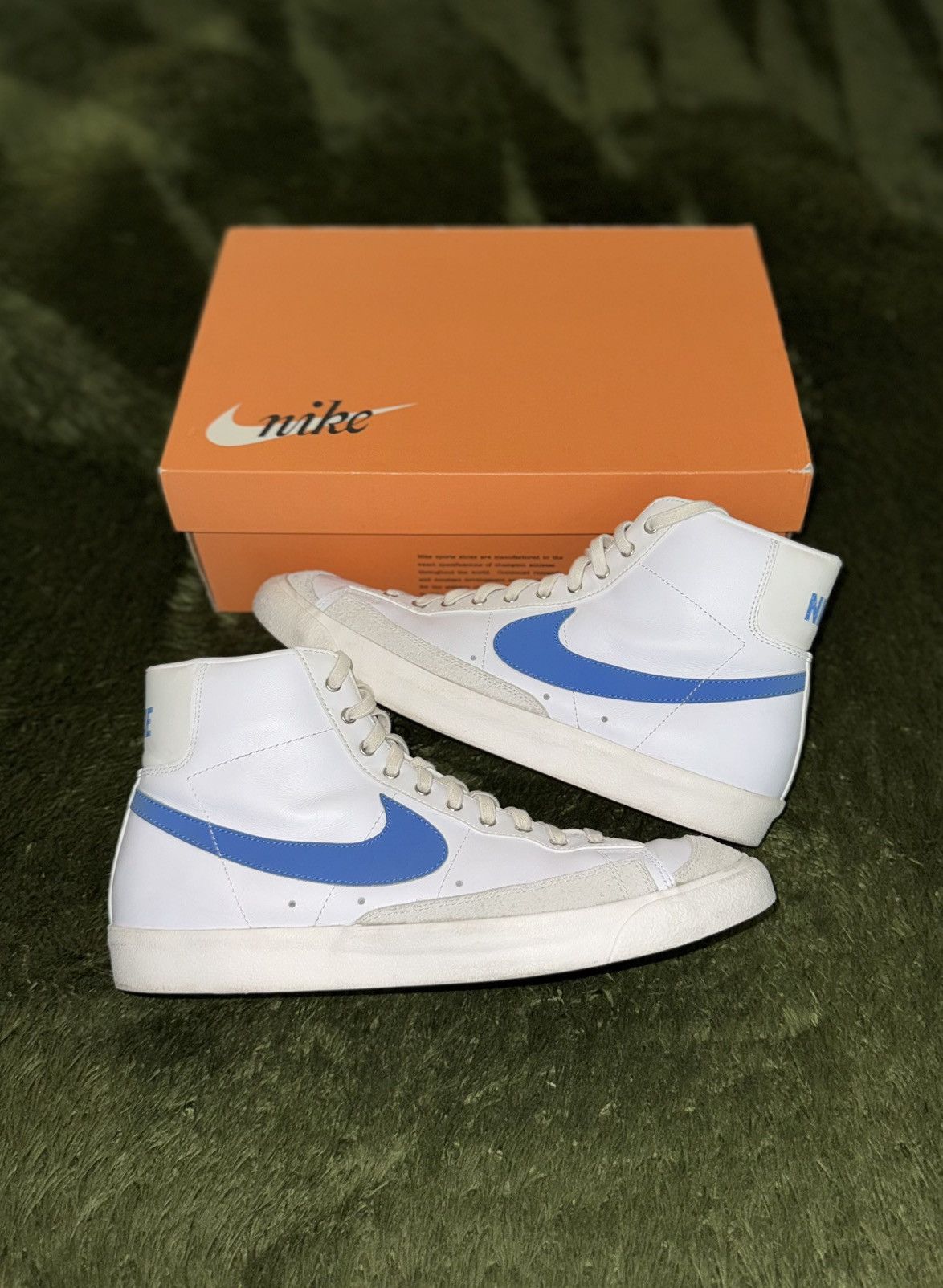 Nike [US 11] Nike Blazer Mid '77 Pacific Blue BQ6806-400 Size US 11 / EU 44 - 1 Thumbnail