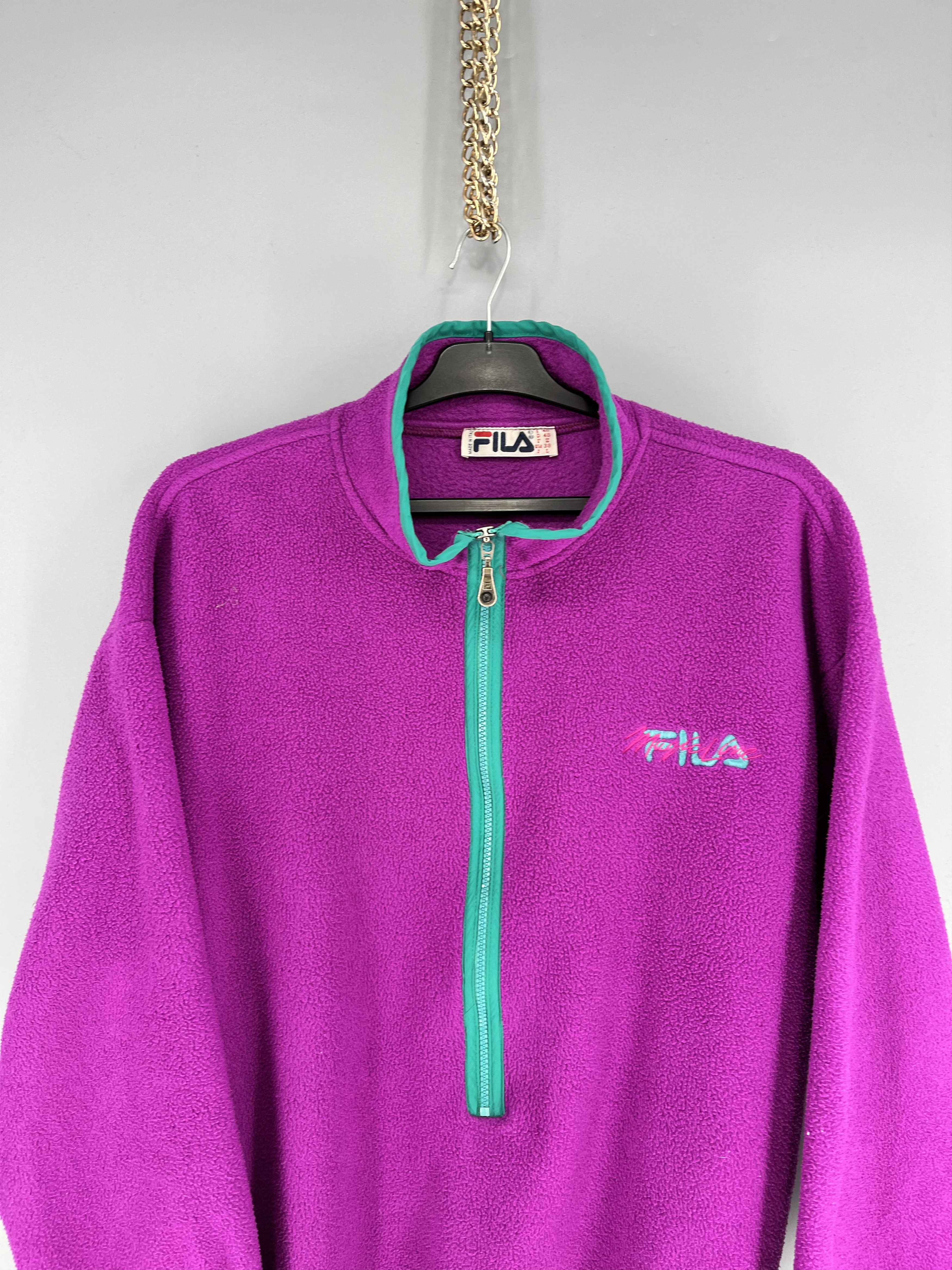Fila Vintage Y2K Fila Fleece Sweatshirt Streetwear Skate Size US L / EU 52-54 / 3 - 6 Thumbnail