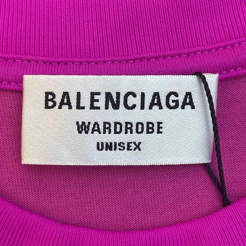 Balenciaga Balenciaga Solid Color Round Neck Short Sleeve Size XS / US 0-2 / IT 36-38 - 6 Thumbnail