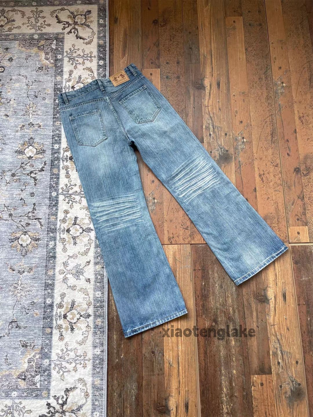 Jean xtl washed faded cleanfit yuppie y2k hiphop jeans Size 28" / US 6 / IT 42 - 8 Thumbnail