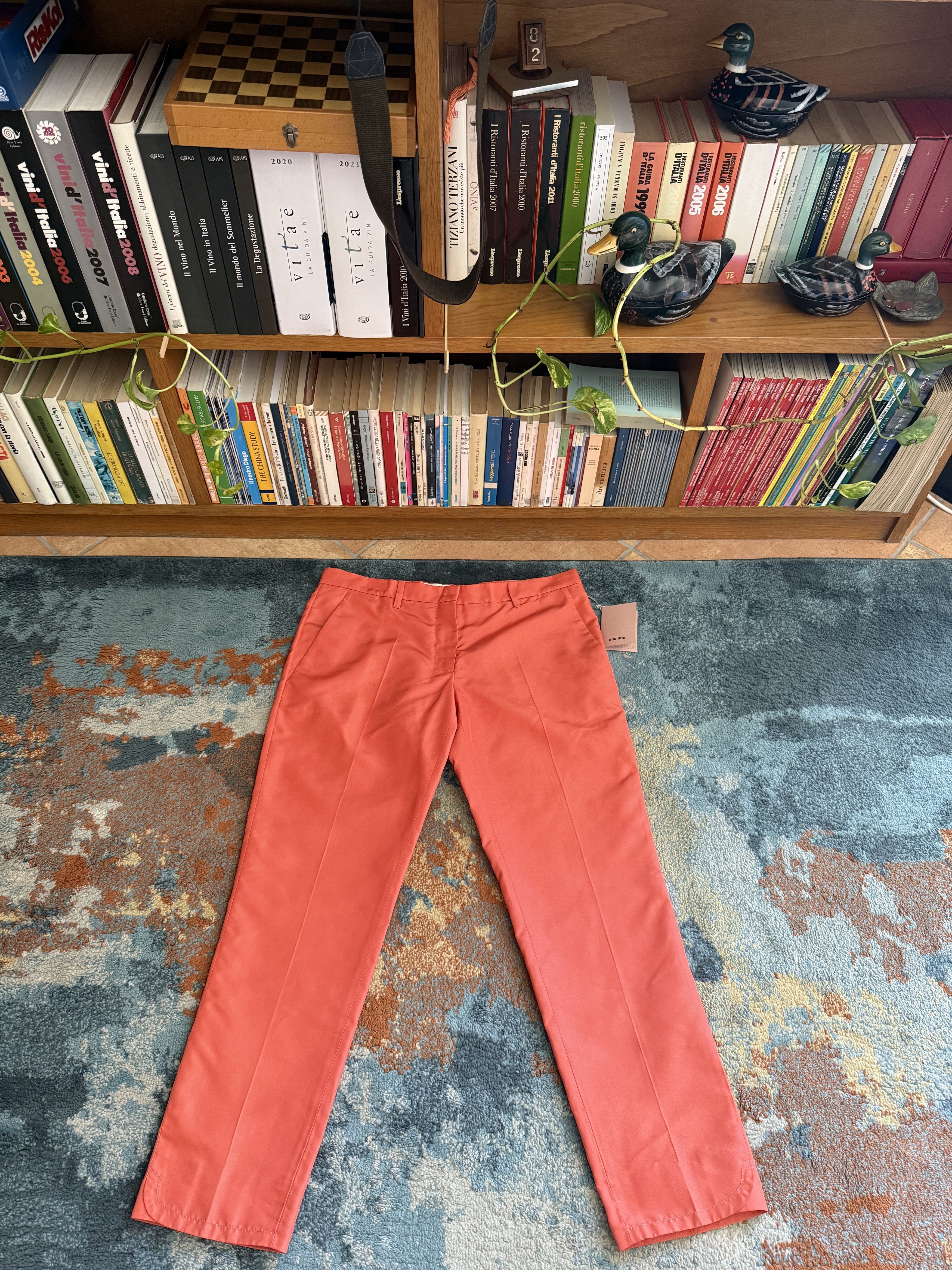 Miu Miu Miu Miu Y2K Nylon Pants Size 30" / US 8 / IT 44 - 1 Thumbnail