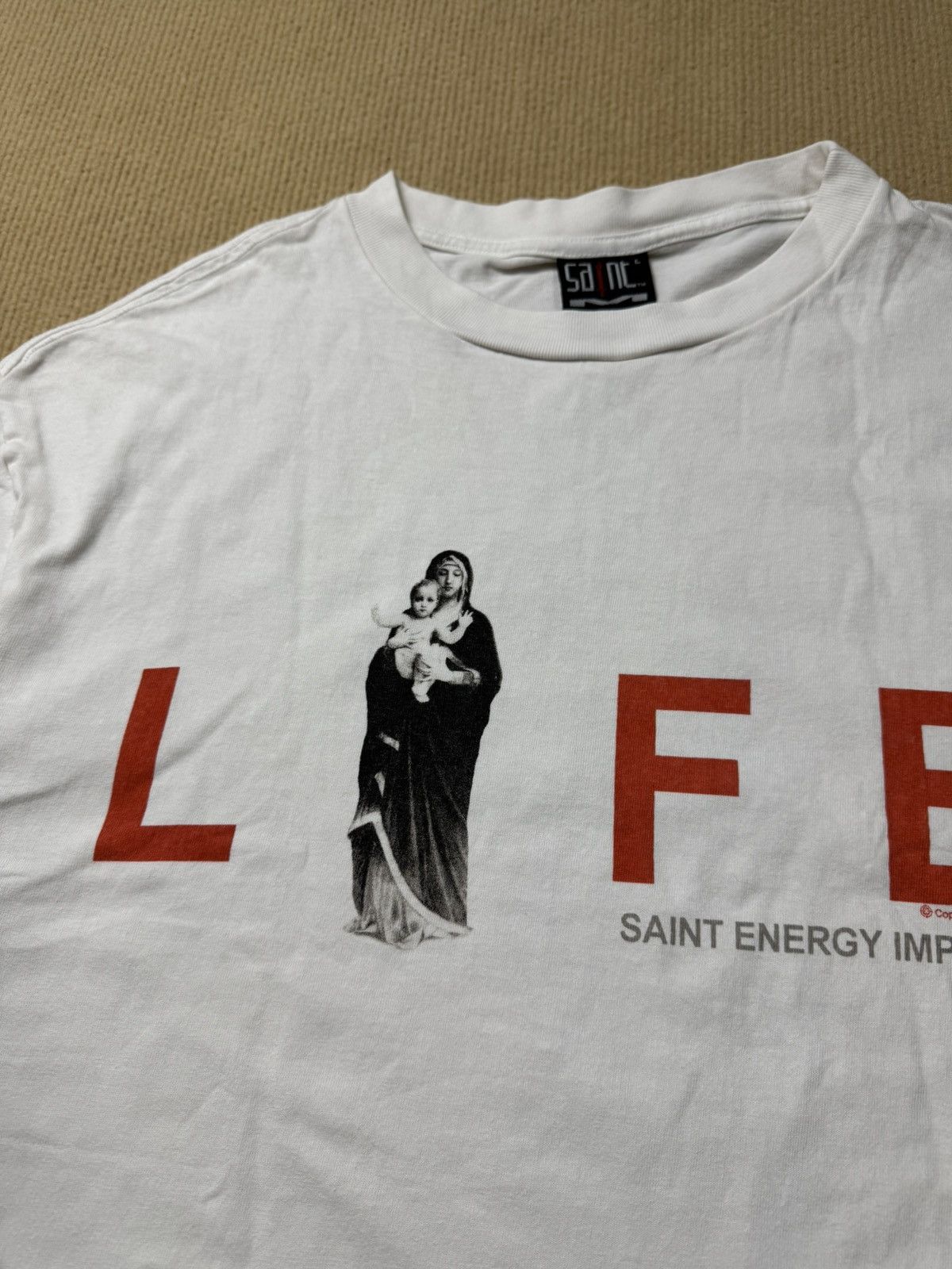 Saint Michael Saint Michael - Life Love Maria Tee Size US L / EU 52-54 / 3 - 5 Thumbnail