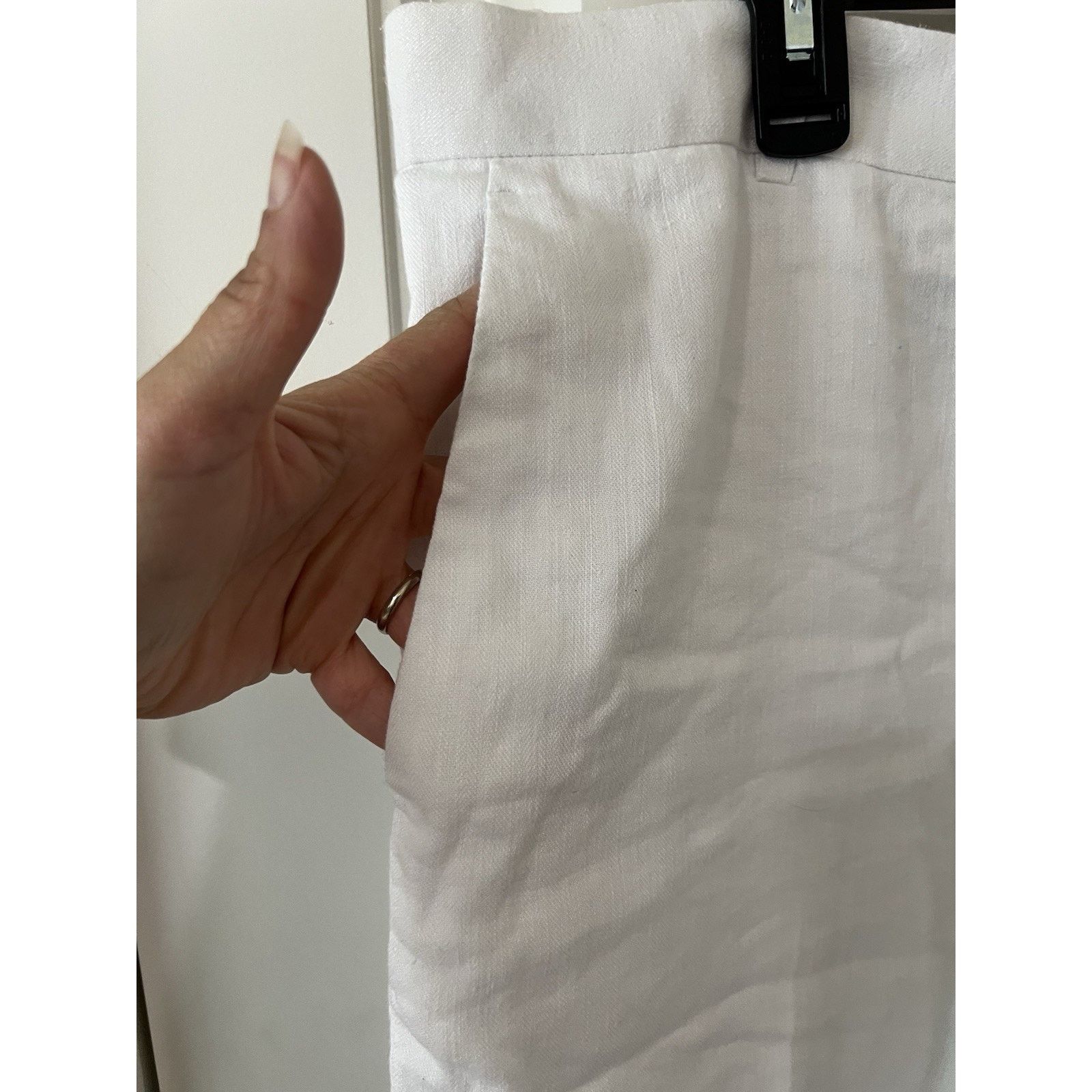 Alfani Bright linen Stretch shorts 32 Waist Flat Front Lightweight Size 32" / US 10 / IT 46 - 3 Thumbnail