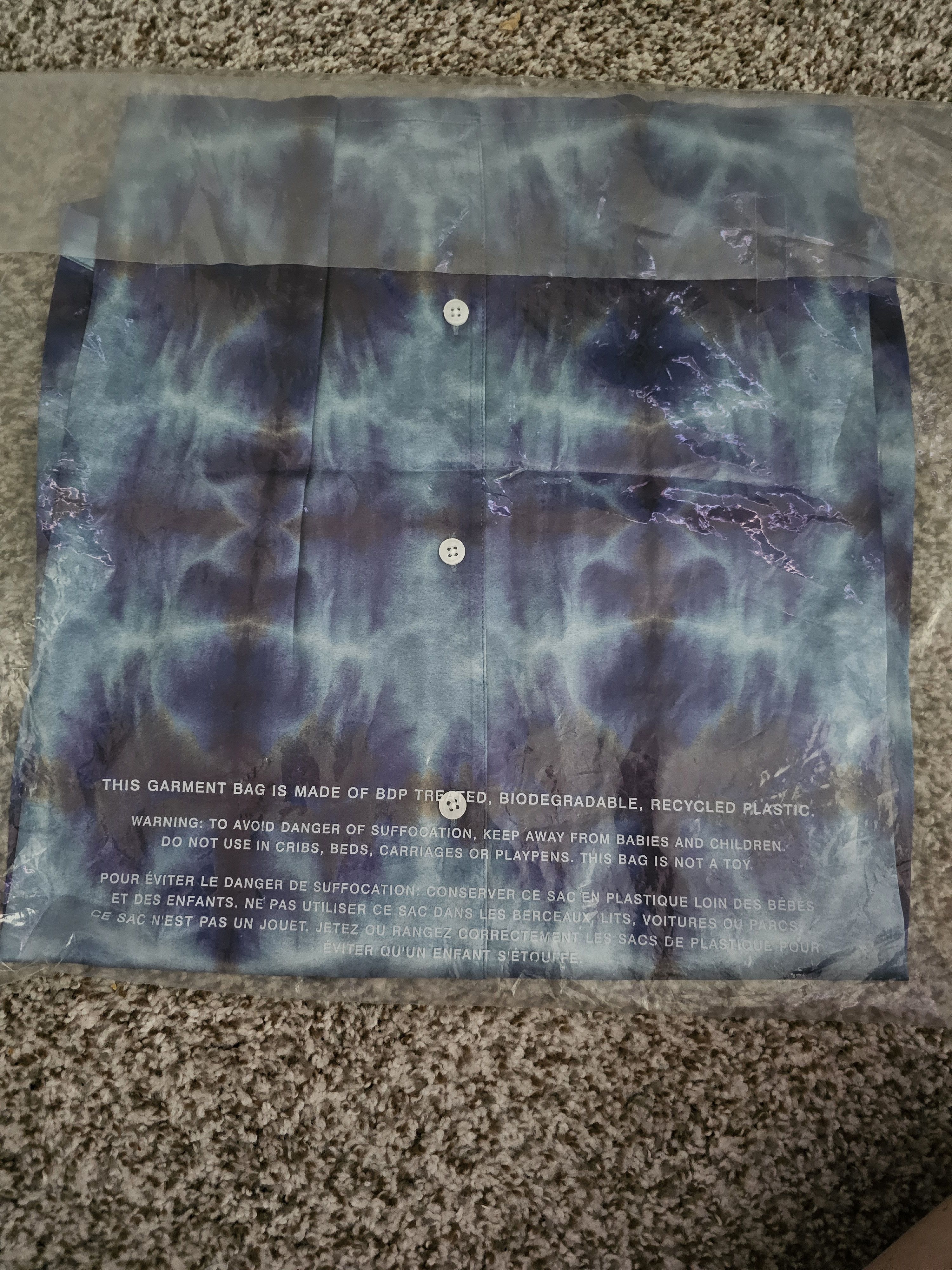 Nahmias Nahmias Tye Dye Miracle Academy Silk Shirt Size US M / EU 48-50 / 2 - 15 Thumbnail