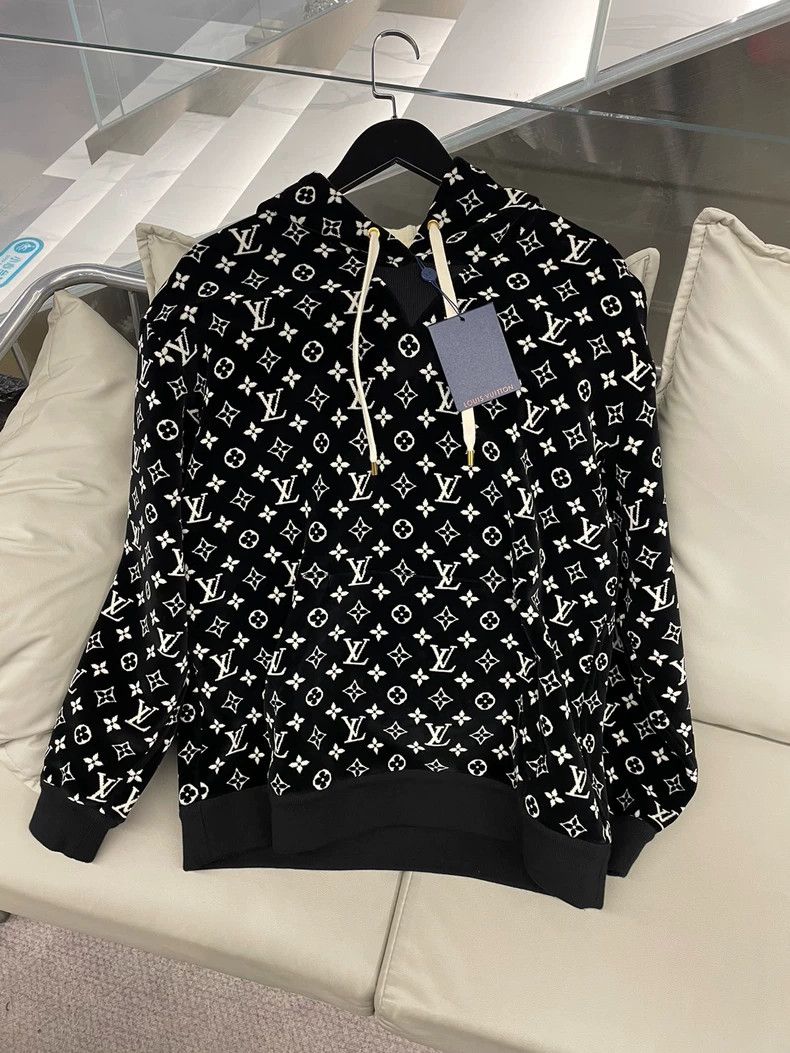 Black Logo Print Hoodie with Comfort Fit - dmc