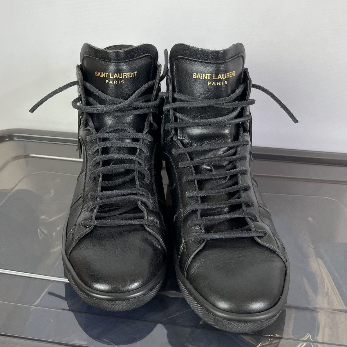Saint Laurent Paris Saint Laurent SL/18H Leather Fringe Shoes Hedi Slimane Era Size US 5 / IT 35 - 2 Thumbnail