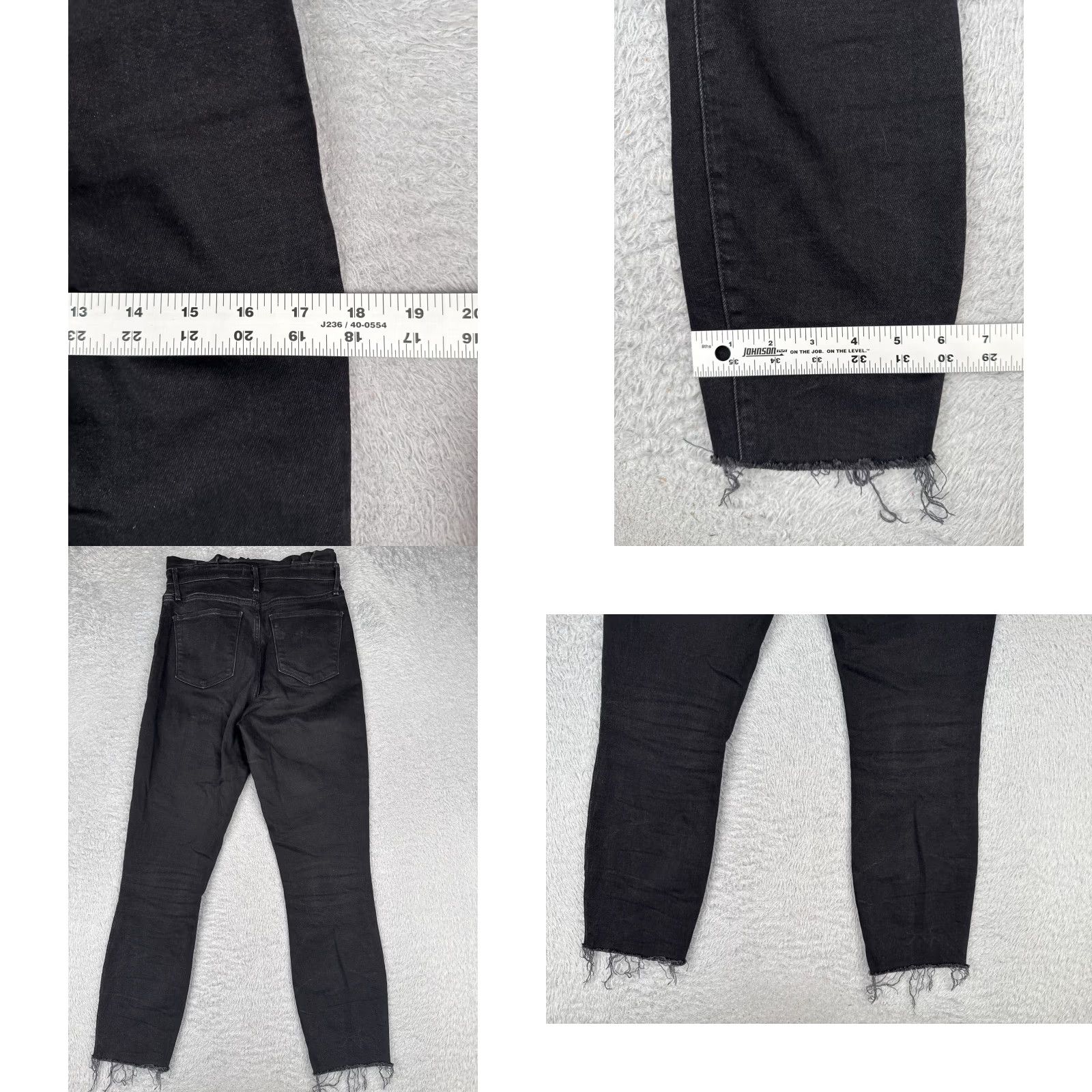 Abercrombie & Fitch Abercrombie & Fitch Jeans Women 4 Black Denim Ultra High Rise Super Skinny Ankle Womens Size 27" / US 4 / IT 40 - 9 Thumbnail