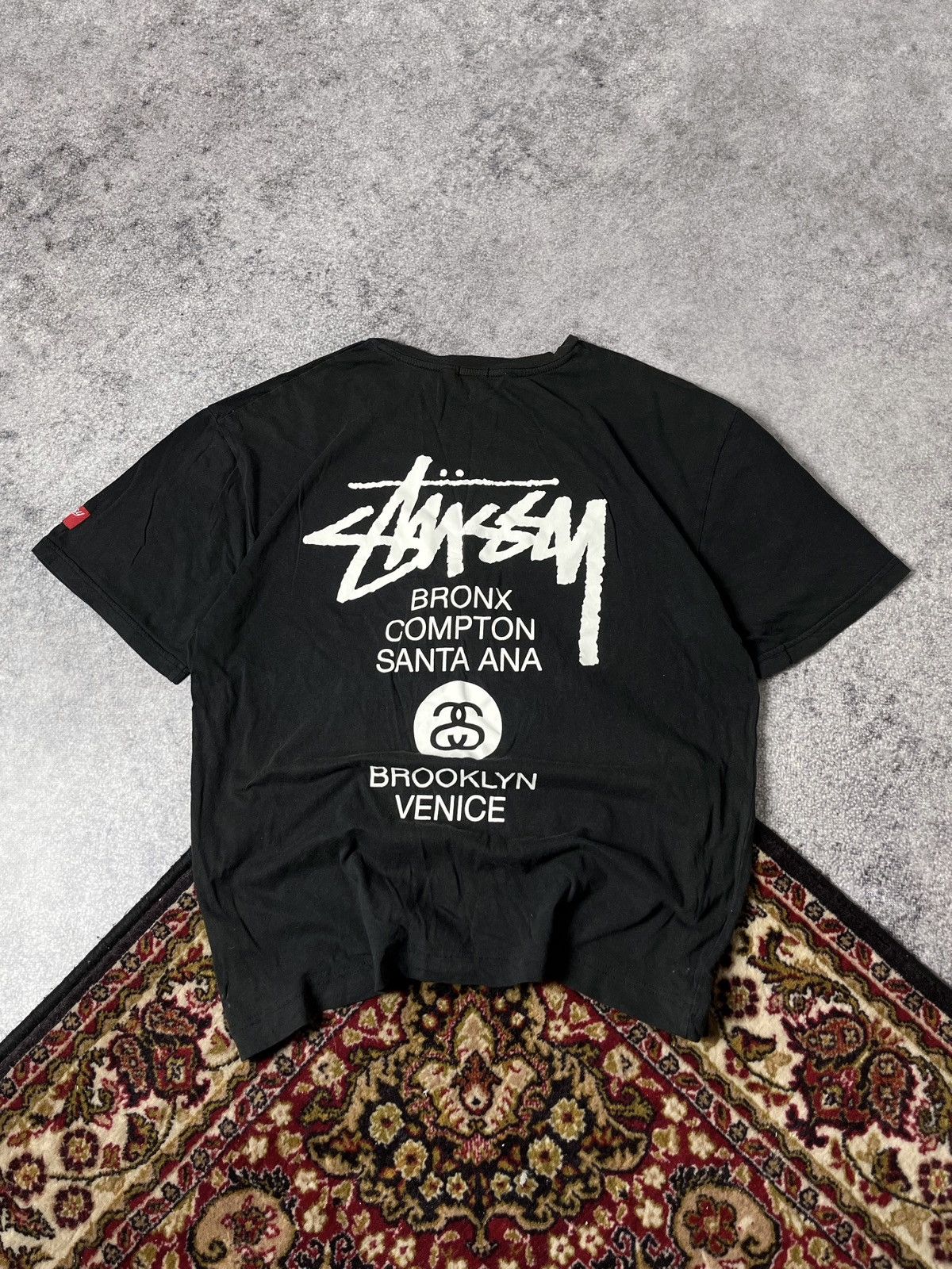 Stussy 🔥90’S STUSSY BOXY USA BIG LOGO T SHIRT VINTAGE TEE Size US M / EU 48-50 / 2 - 1 Thumbnail