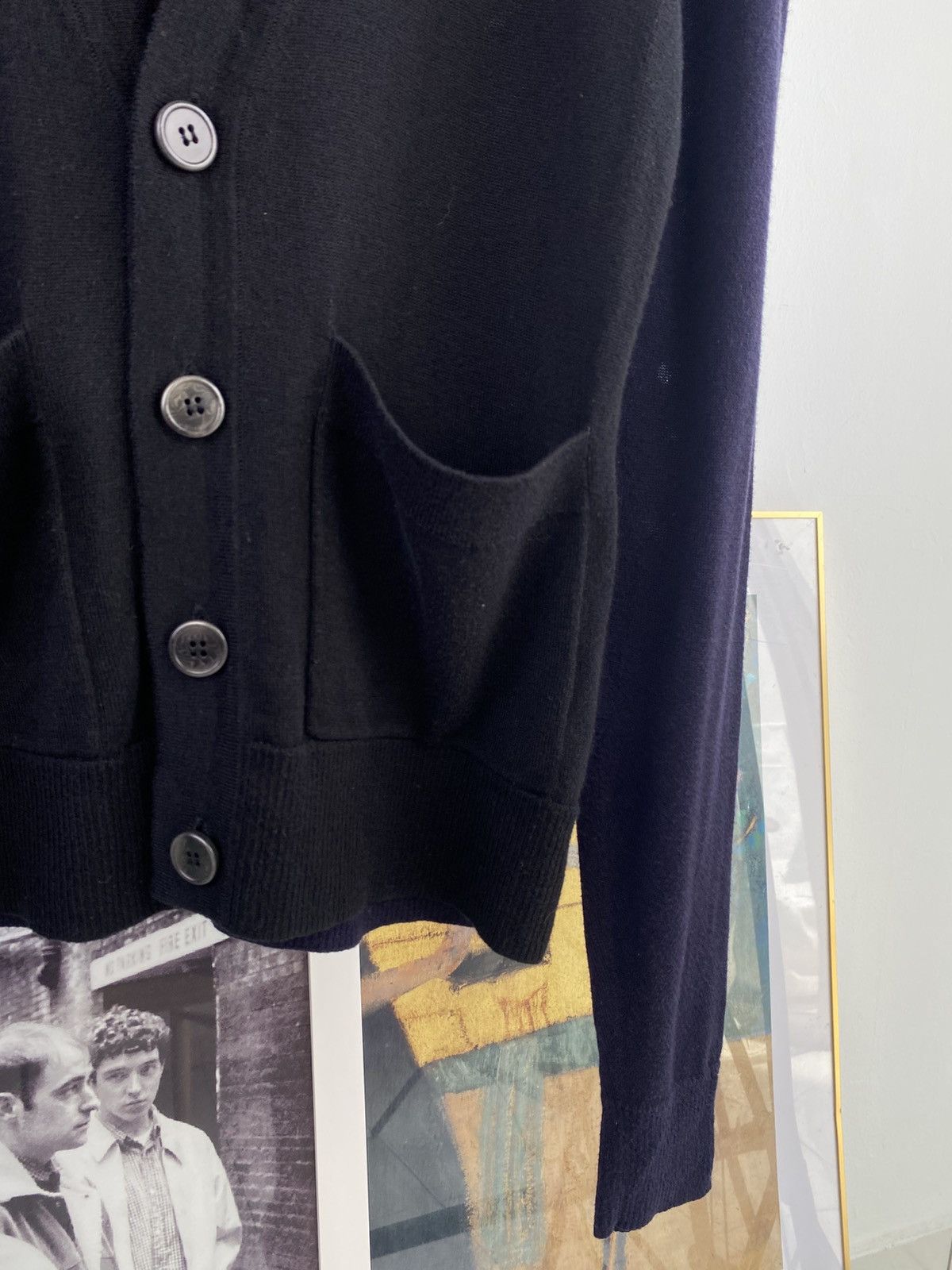 Dries Van Noten Dries Van Noten Two Tone Merino Woll Cardigan Size US S / EU 44-46 / 1 - 8 Thumbnail