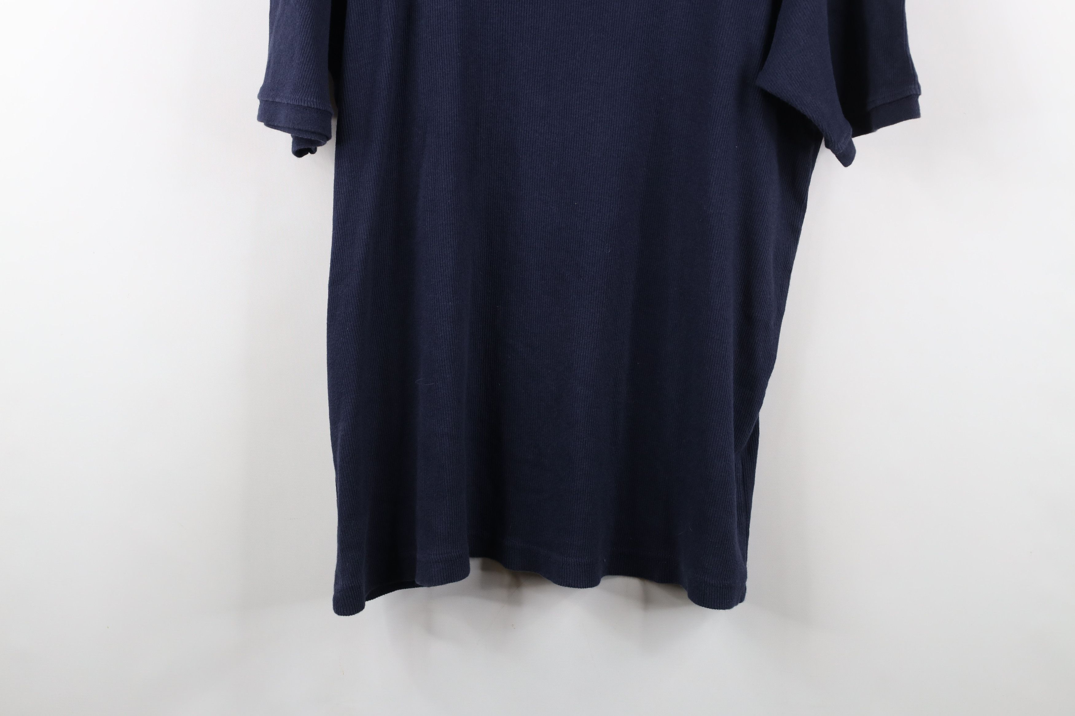 Vintage Vintage 90s Streetwear Ribbed Knit V-Neck Ringer T-Shirt Size US XL / EU 56 / 4 - 11 Thumbnail