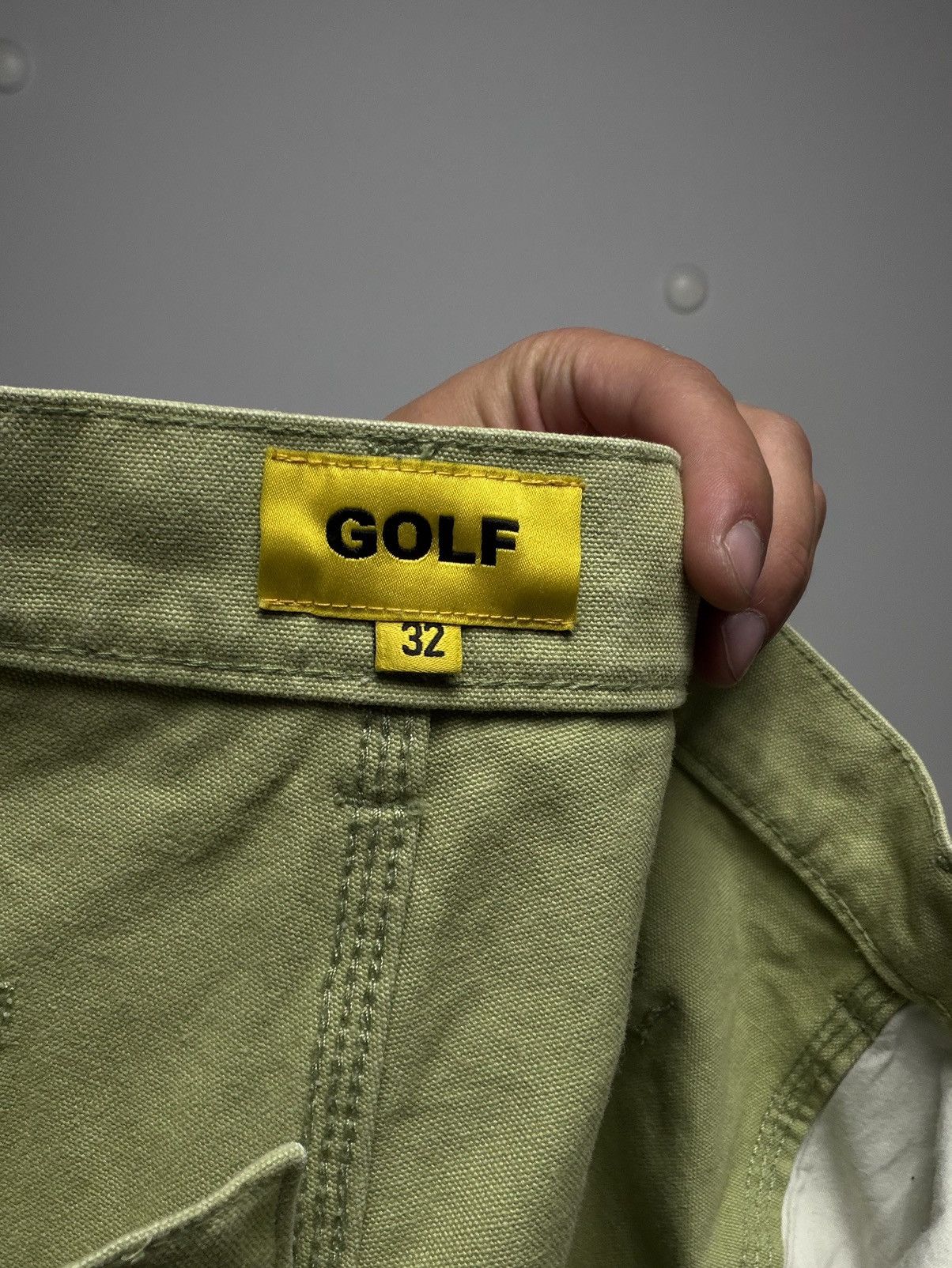 Golf Wang Golf Wang Light Green Canvas Trousers Workwear Streetwear Size US 32 / EU 48 - 11 Thumbnail