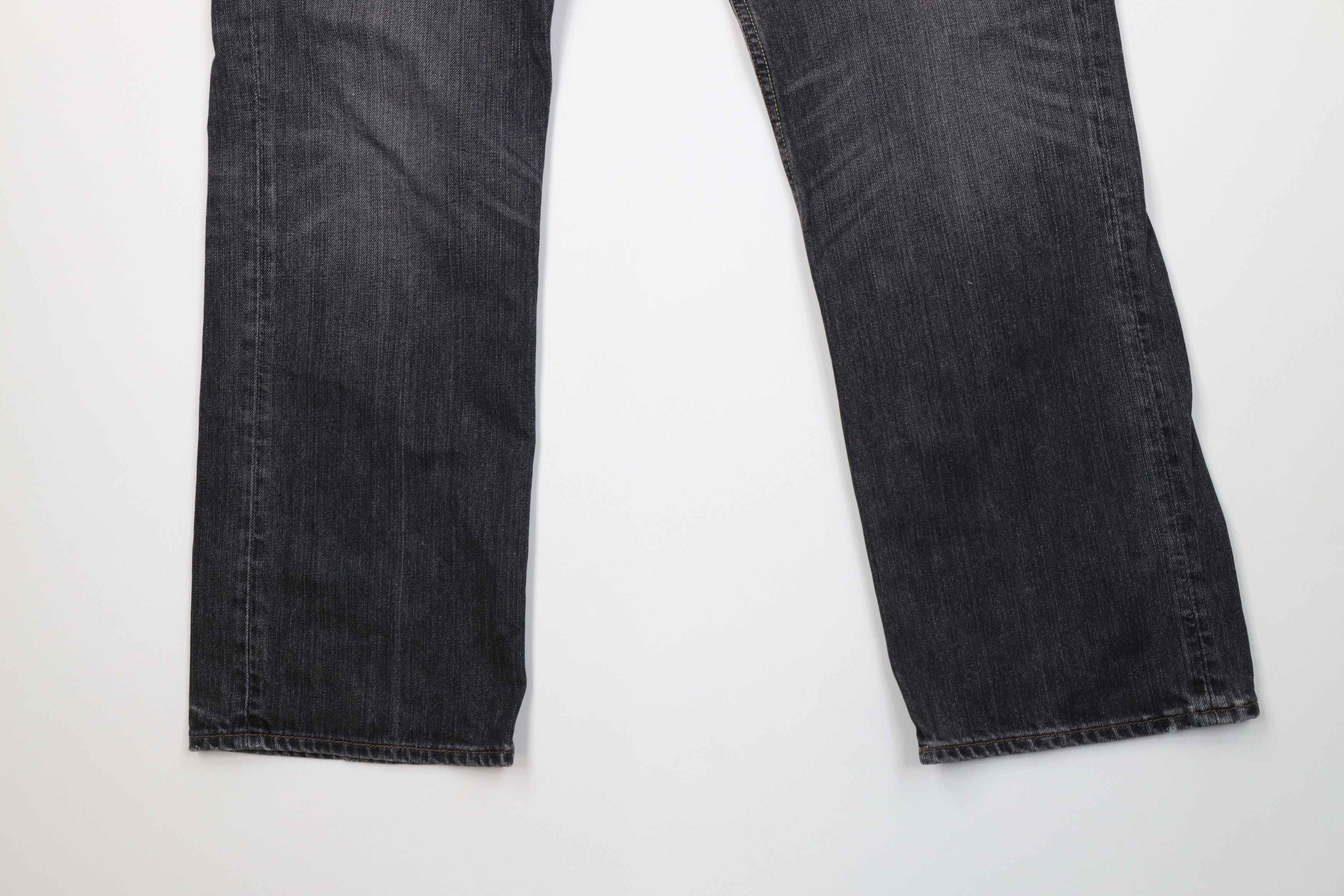 Banana Republic Vintage Y2K Banana Republic Straight Leg Denim Jeans Black Size US 35 - 4 Thumbnail