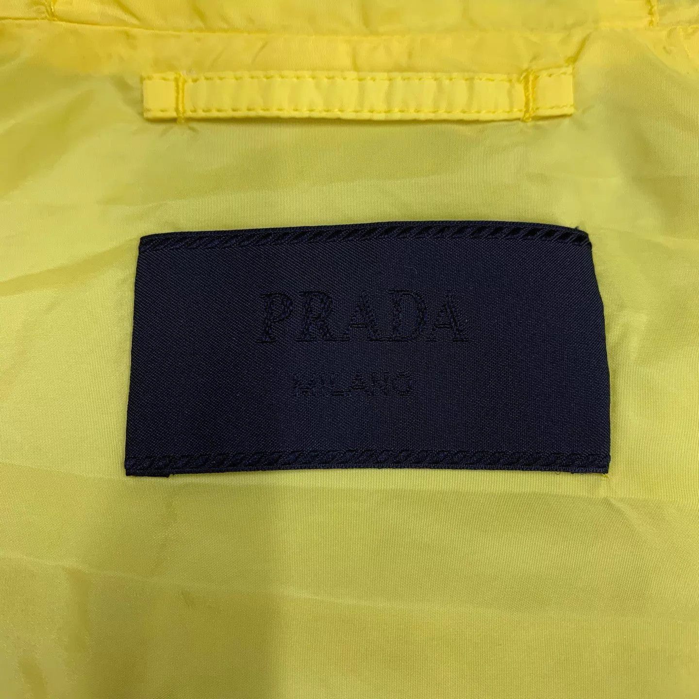 Prada Prada Yellow Triangle Logo Nylon Jacket 54 98 New Size US L / EU 52-54 / 3 - 4 Thumbnail