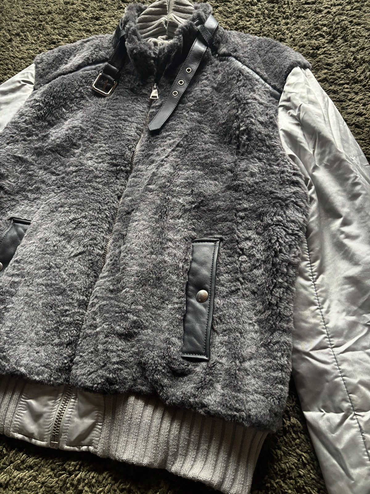 Dolce & Gabbana AW07 Dolce & Gabbana Runway Hybrid Fur Bomber Jacket Size US XL / EU 56 / 4 - 4 Thumbnail