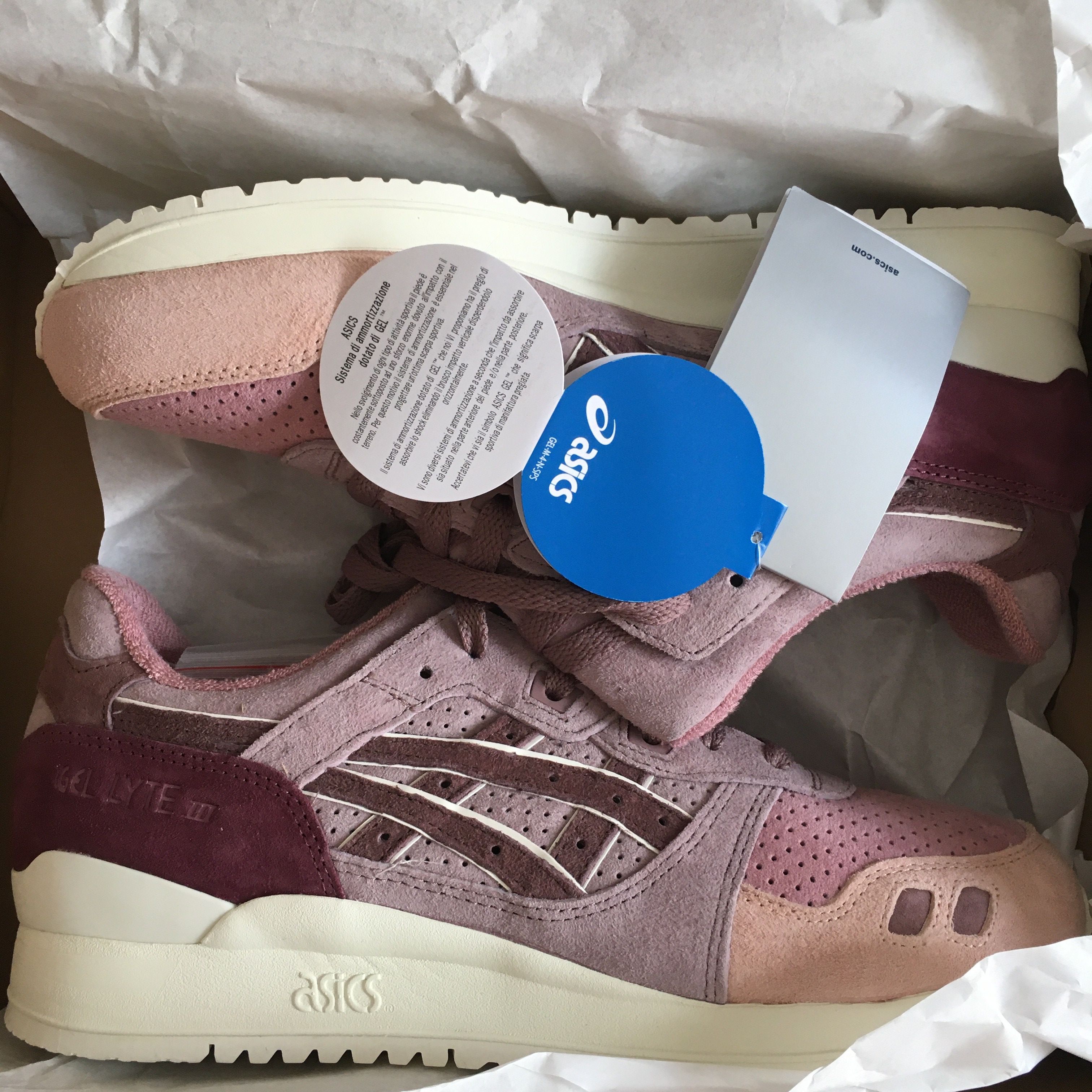 Asics GEL-Lyte III Remastered 07 Blush Size US 8.5 / EU 41-42 - 10 Thumbnail
