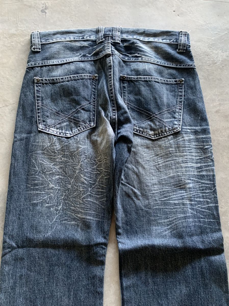 Japanese Brand FLARE SORRIDERE SICK WHISKERED WASHED JAPANESE GRUNGE Size US 33 - 19 Thumbnail