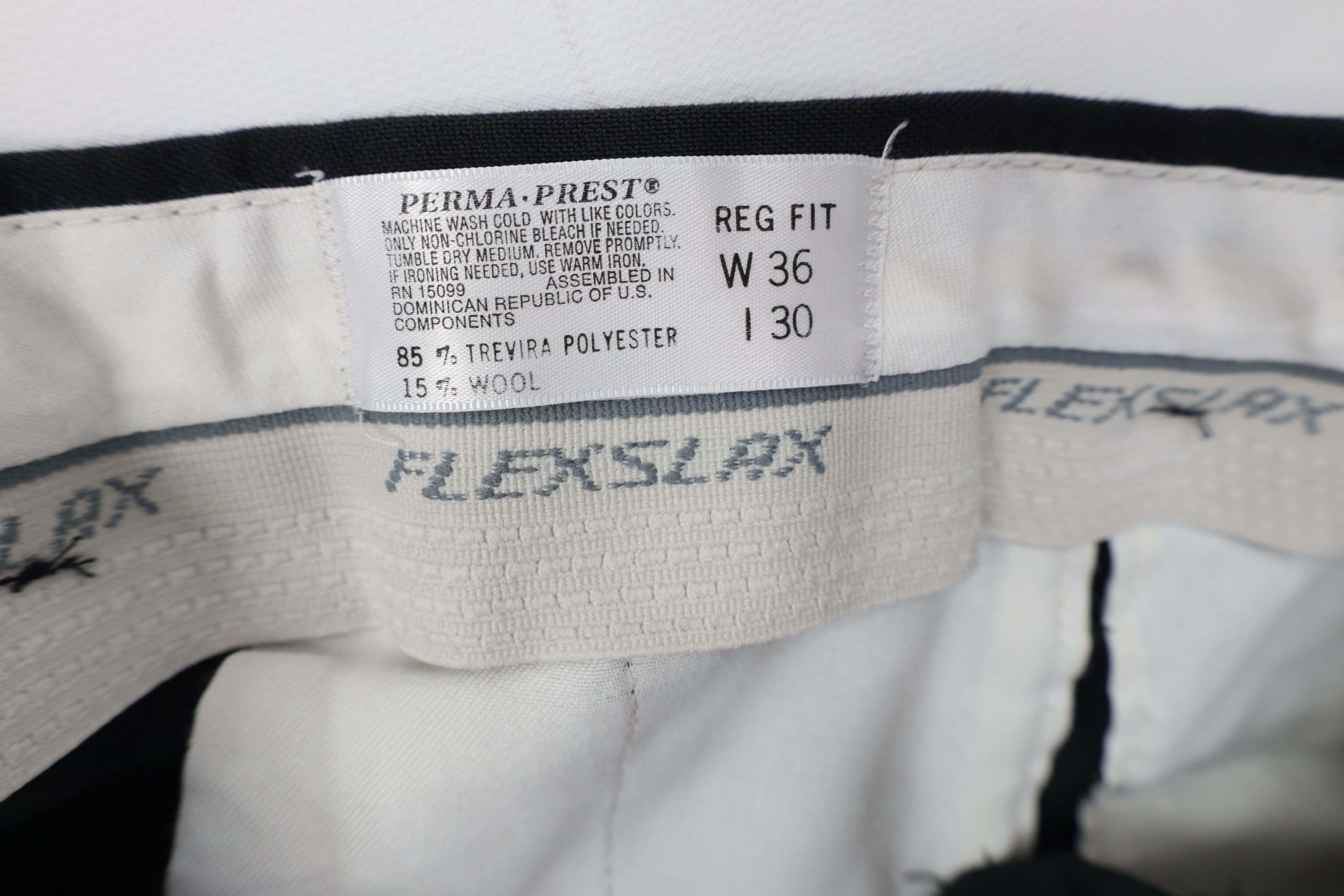 Vintage Vintage 70s Streetwear Knit Wide Leg Chino Pants Black USA Size US 36 / EU 52 - 7 Thumbnail