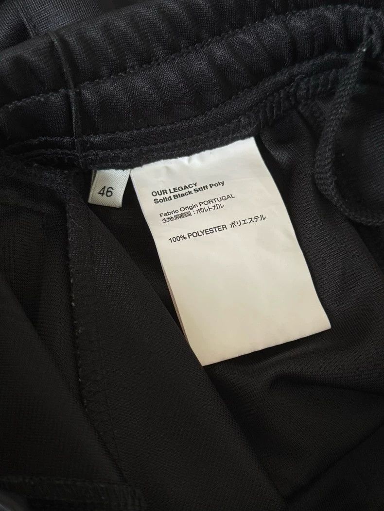 Our Legacy Our Legacy Black ribbon decorated tracksuit pants Size US 30 / EU 46 - 4 Thumbnail