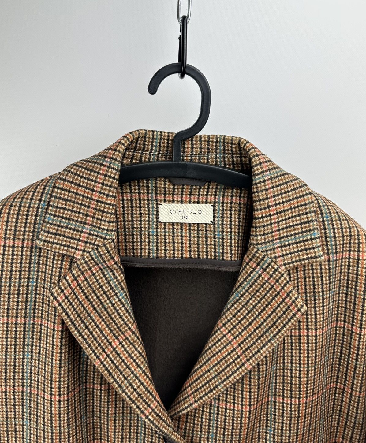 Circolo 1901 Circolo 1901 Women's Cropped Plaid Blazer Jacket UK 16 Size US L / EU 52-54 / 3 - 2 Thumbnail