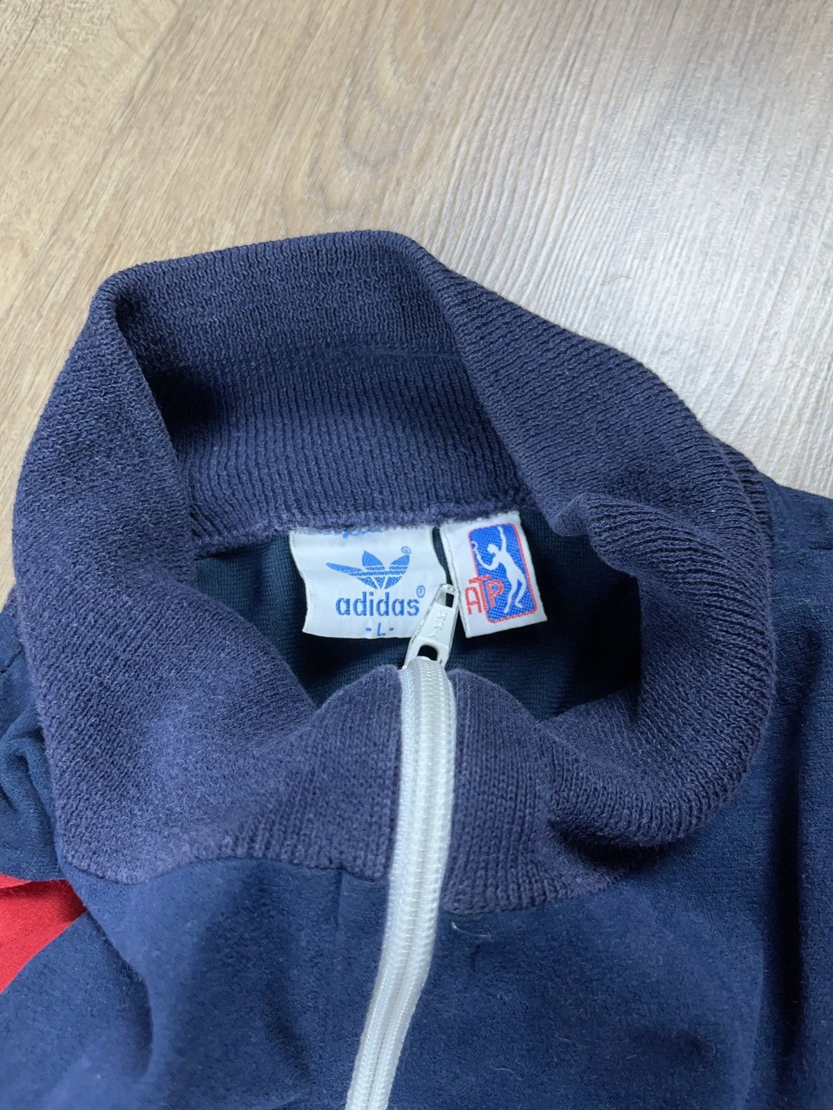 Adidas × Vintage ➕rare 70s/80s adidas atp tennis zip up sweatshirt Size US L / EU 52-54 / 3 - 4 Thumbnail