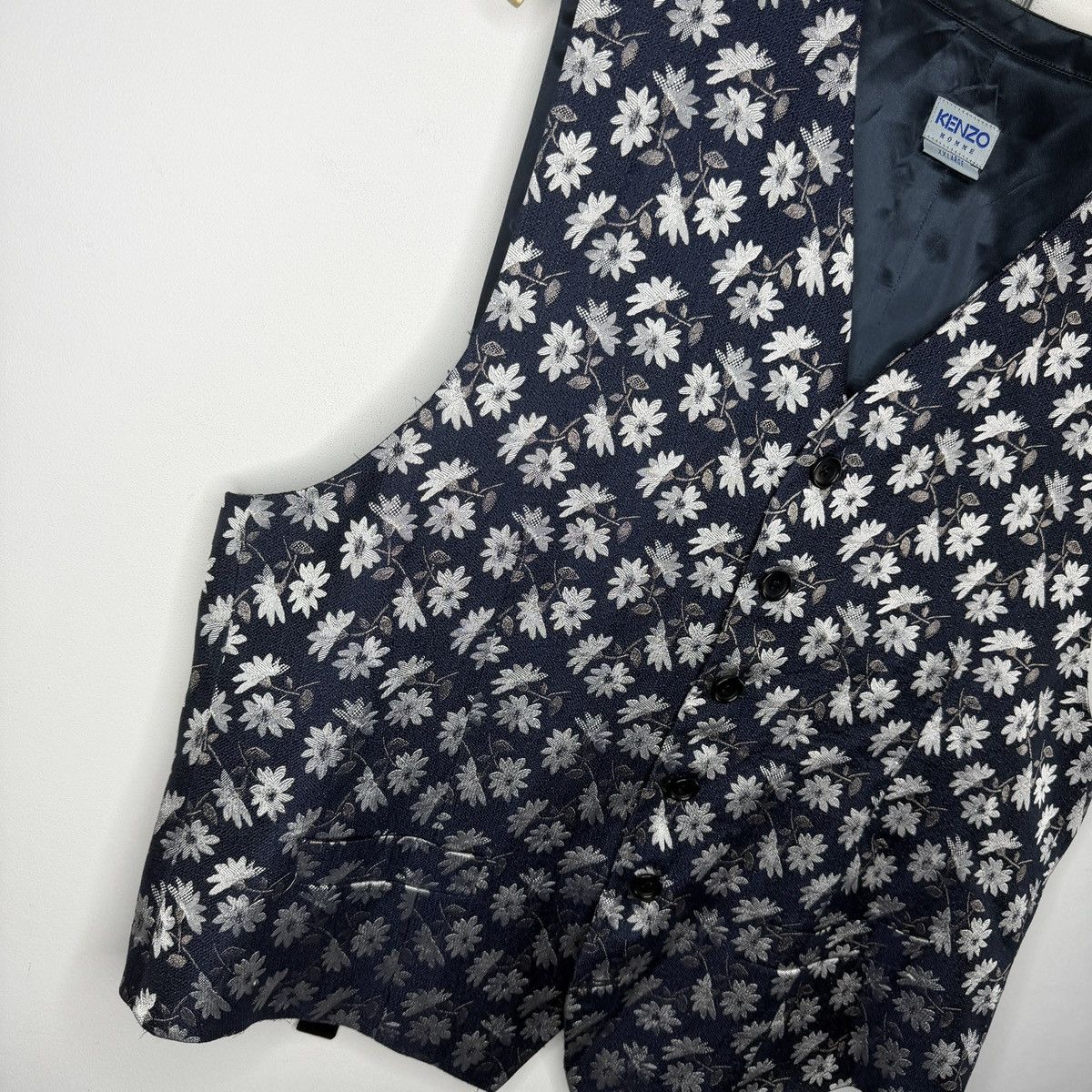 Kenzo Vintage silk Kenzo Vest Size 48R - 3 Thumbnail