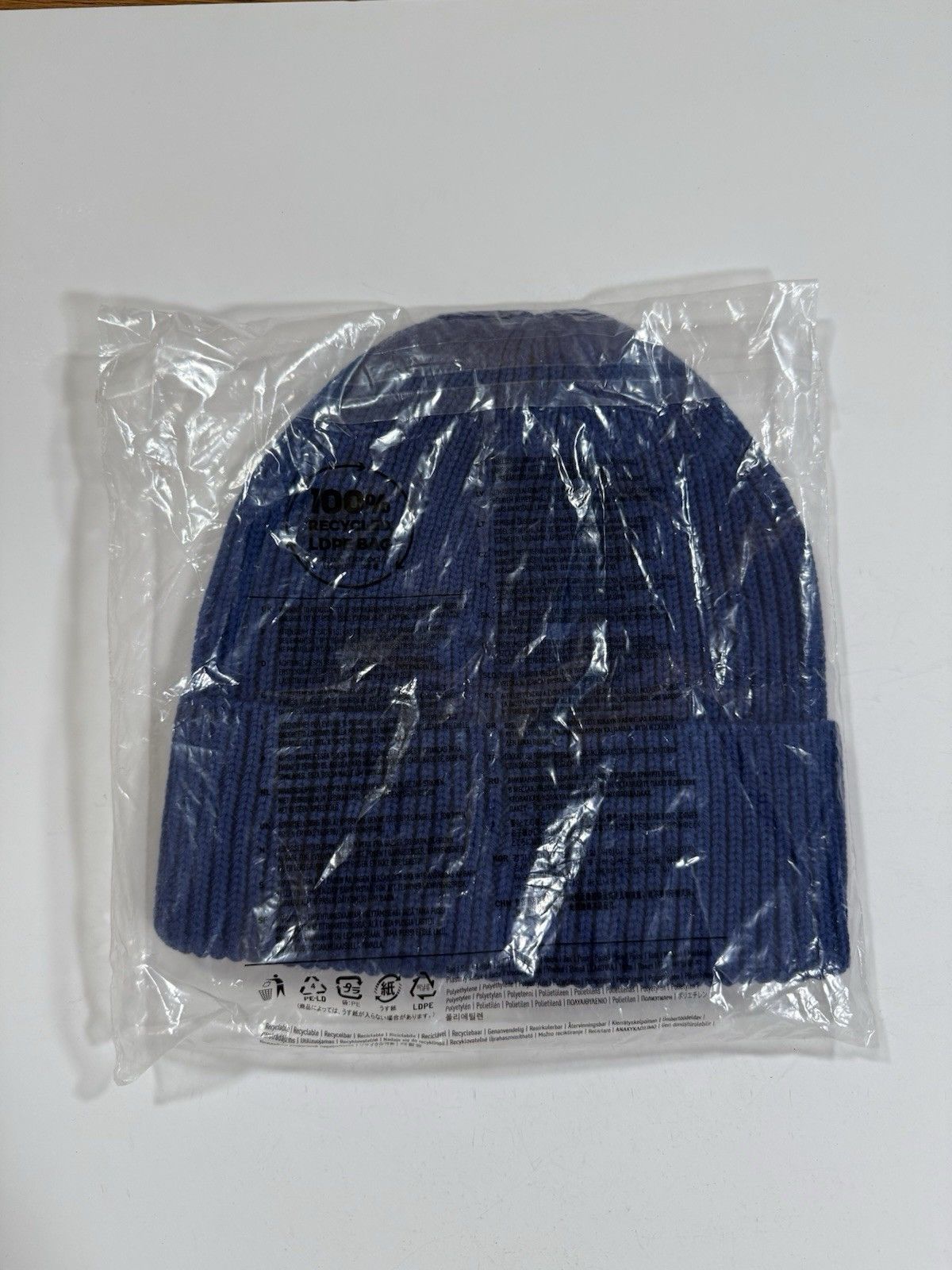Adidas × Y-3 Y-3 Yohji Yamamoto Beanie Blue Unisex Adult One Size NWT Size ONE SIZE - 8 Thumbnail
