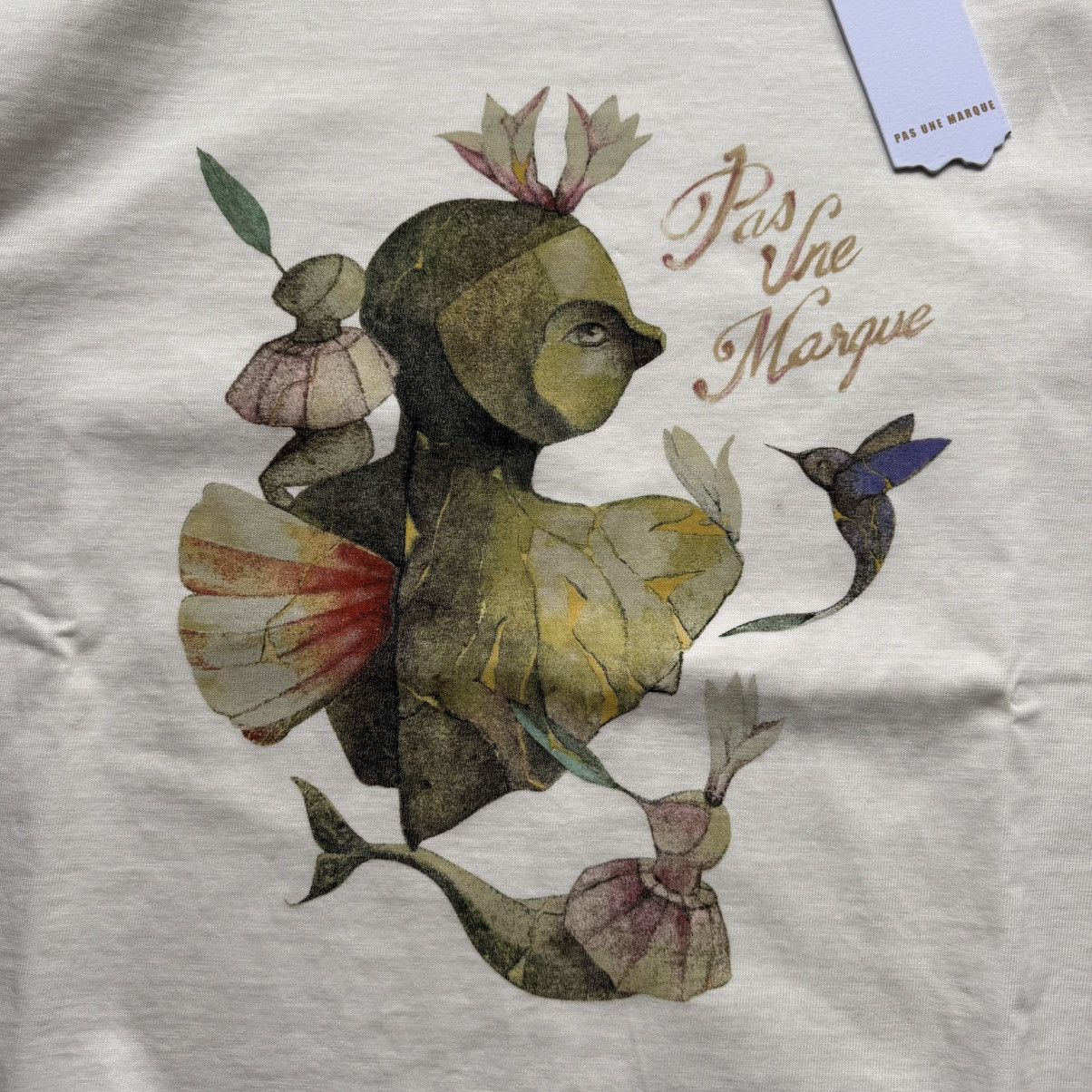 Other Pas Une Marque Graphic Tee Cream Brand New Medium M Size US M / EU 48-50 / 2 - 4 Thumbnail