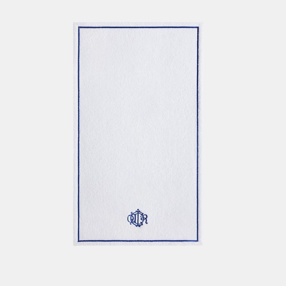 Dior o1bcso1str0225 Size:OS/ Bath Sheet in White/Blue Size ONE SIZE - 1 Thumbnail