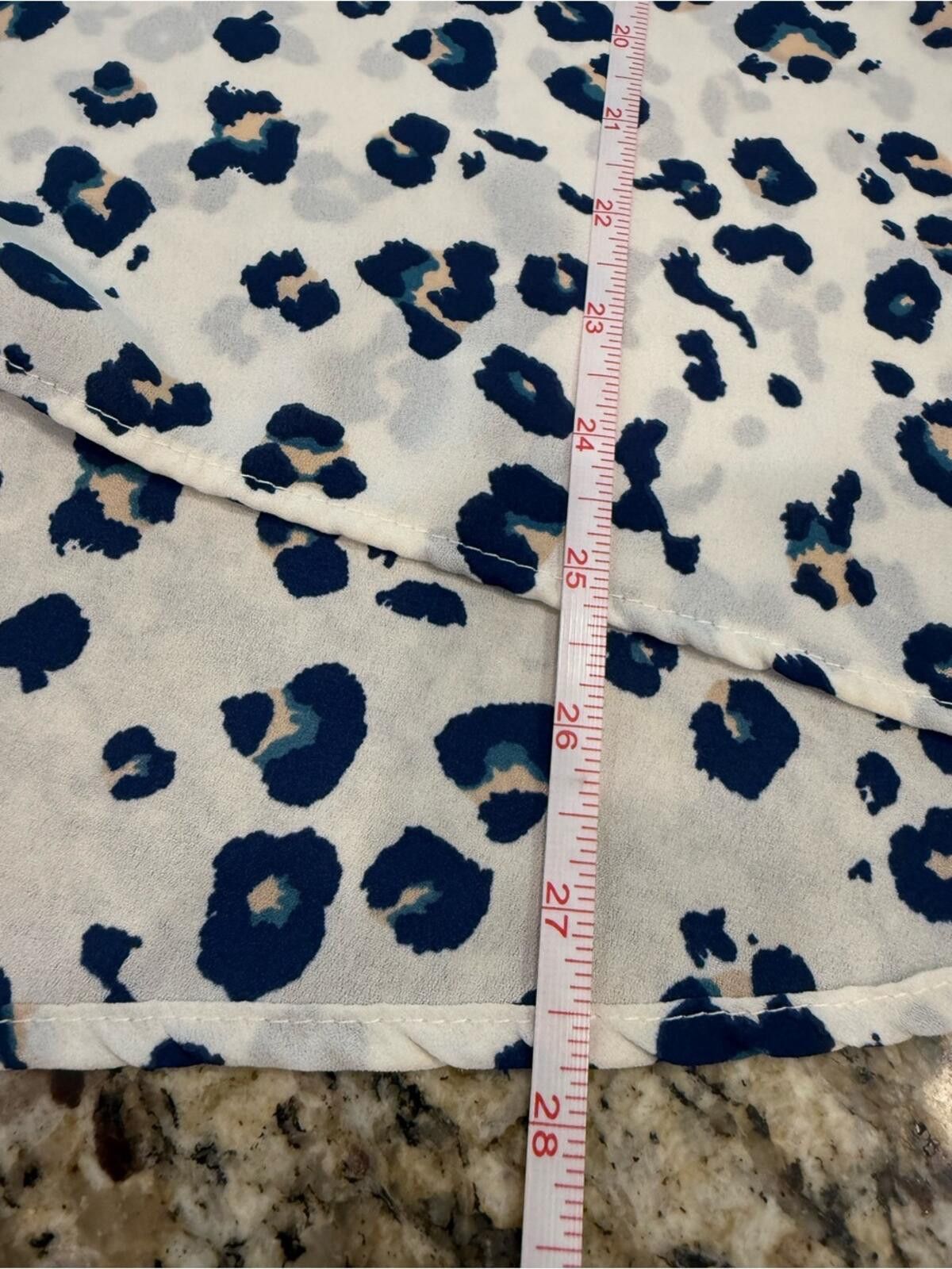 Other Red Lolly boho leopard print top white blue tan black SZ SM Size S / US 4 / IT 40 - 8 Thumbnail