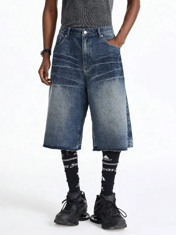 Japanese Brand Hayama x Kida Wide Leg Y2k Shorts Jorts Denim Size US 34 / EU 50 - 8 Thumbnail