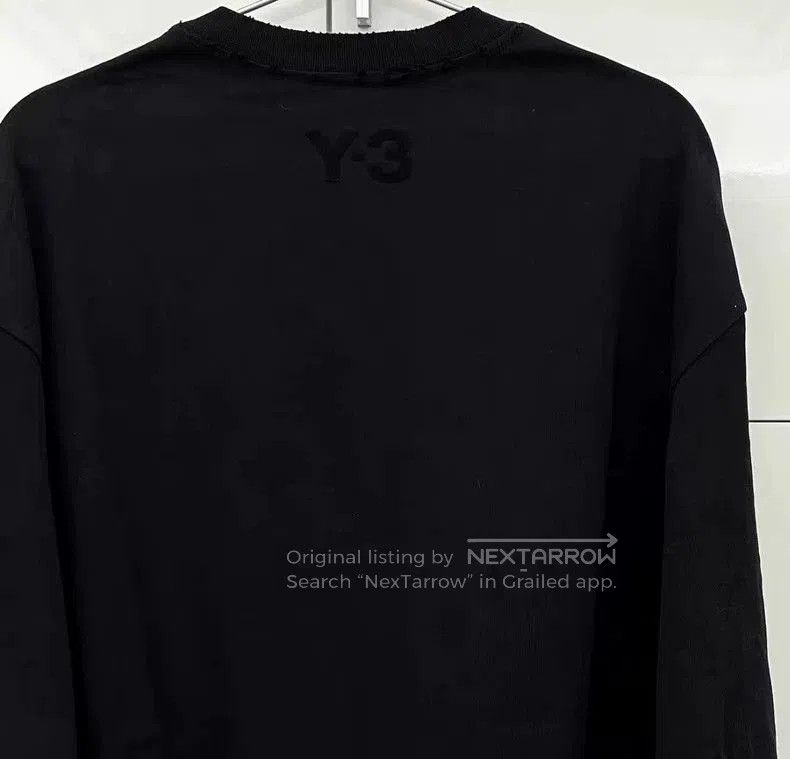 Y-3 Y3 Yohji Yamamoto Black Long Sleeve. Size US L / EU 52-54 / 3 - 6 Thumbnail